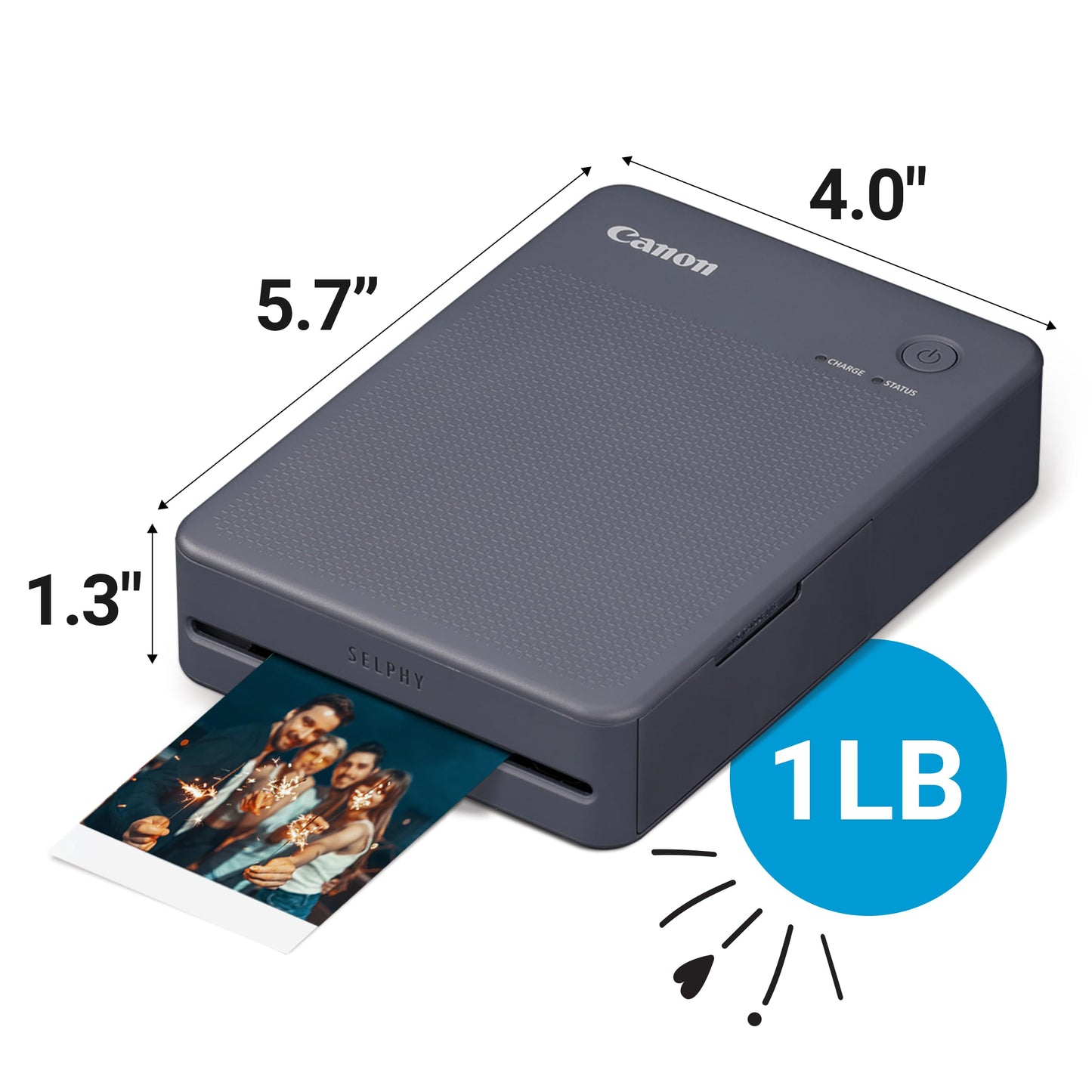 Canon SELPHY QX20 Impresora fotográfica compacta Gris Oscuro