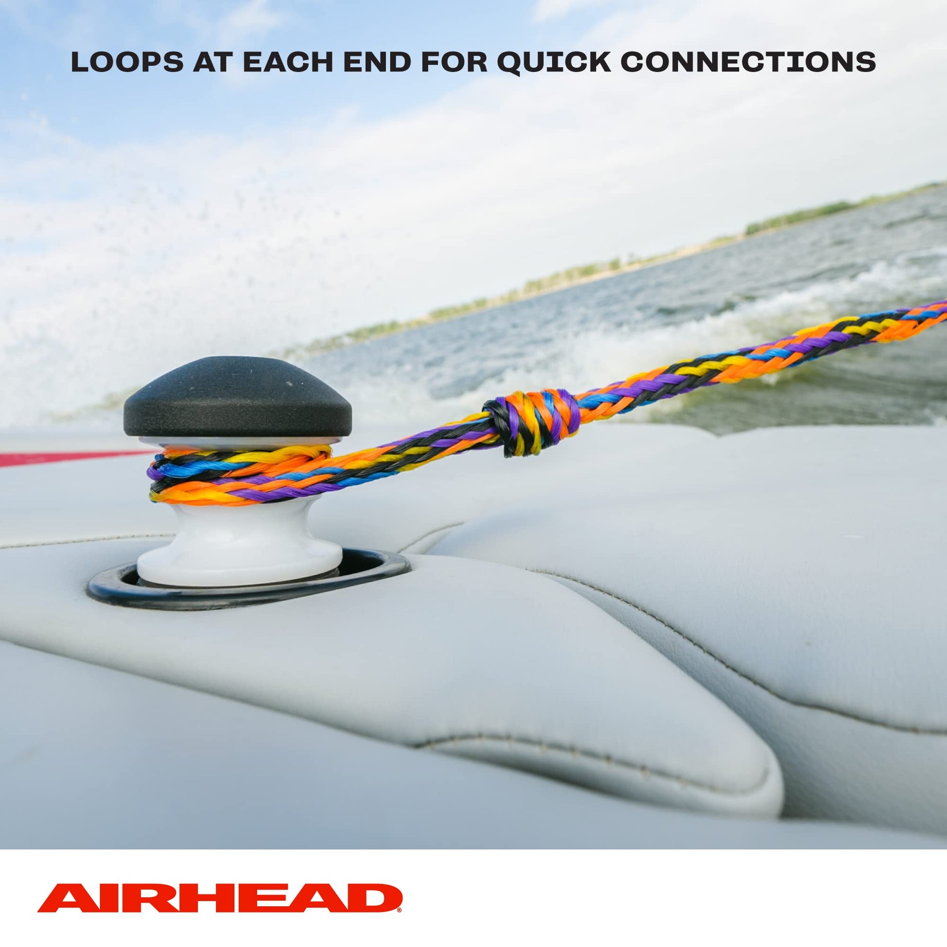 Kwik Tek AIRHEAD AHTR-60, 2 Rider Tube Tow Rope