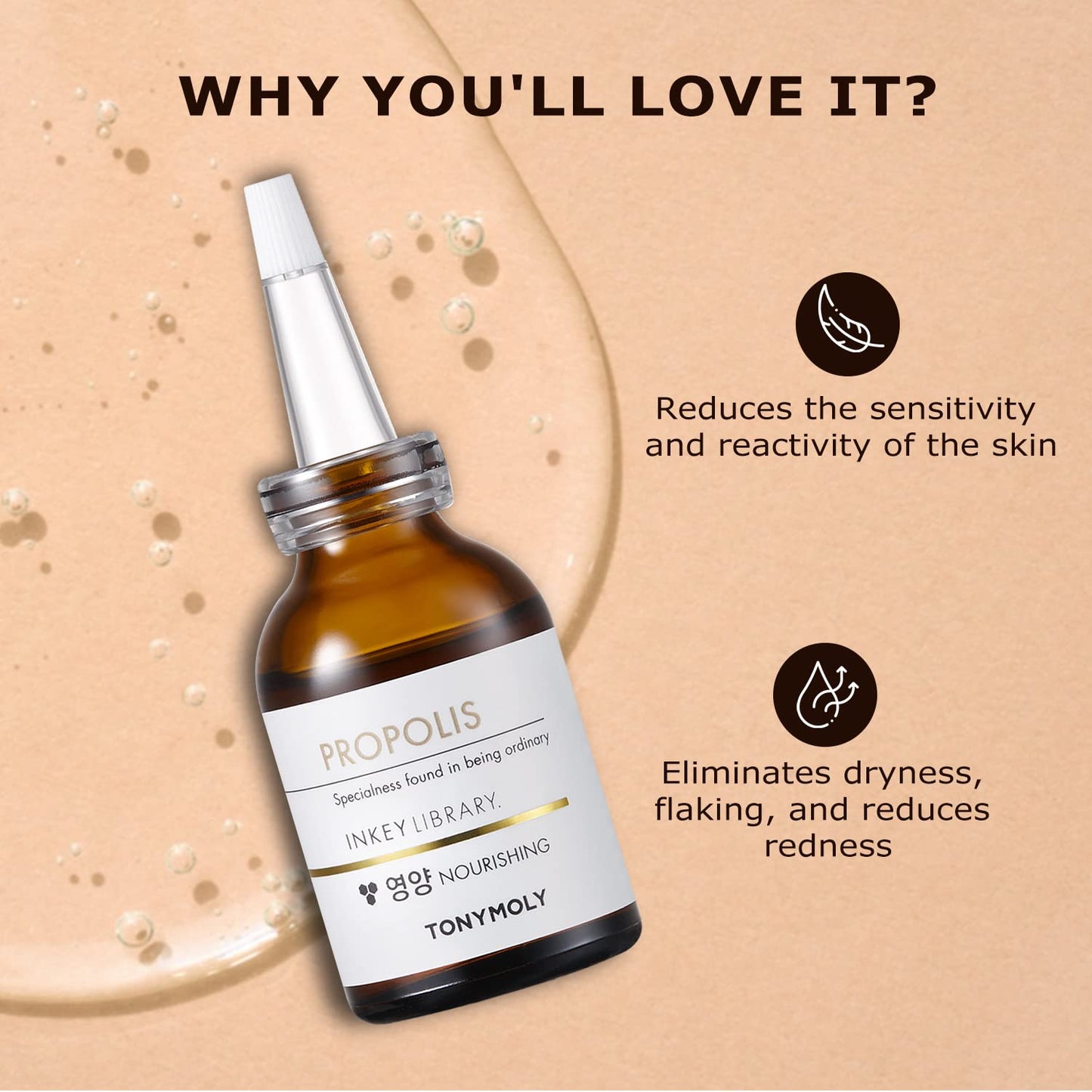 TONYMOLY Suero de Propoleo Inkey Library