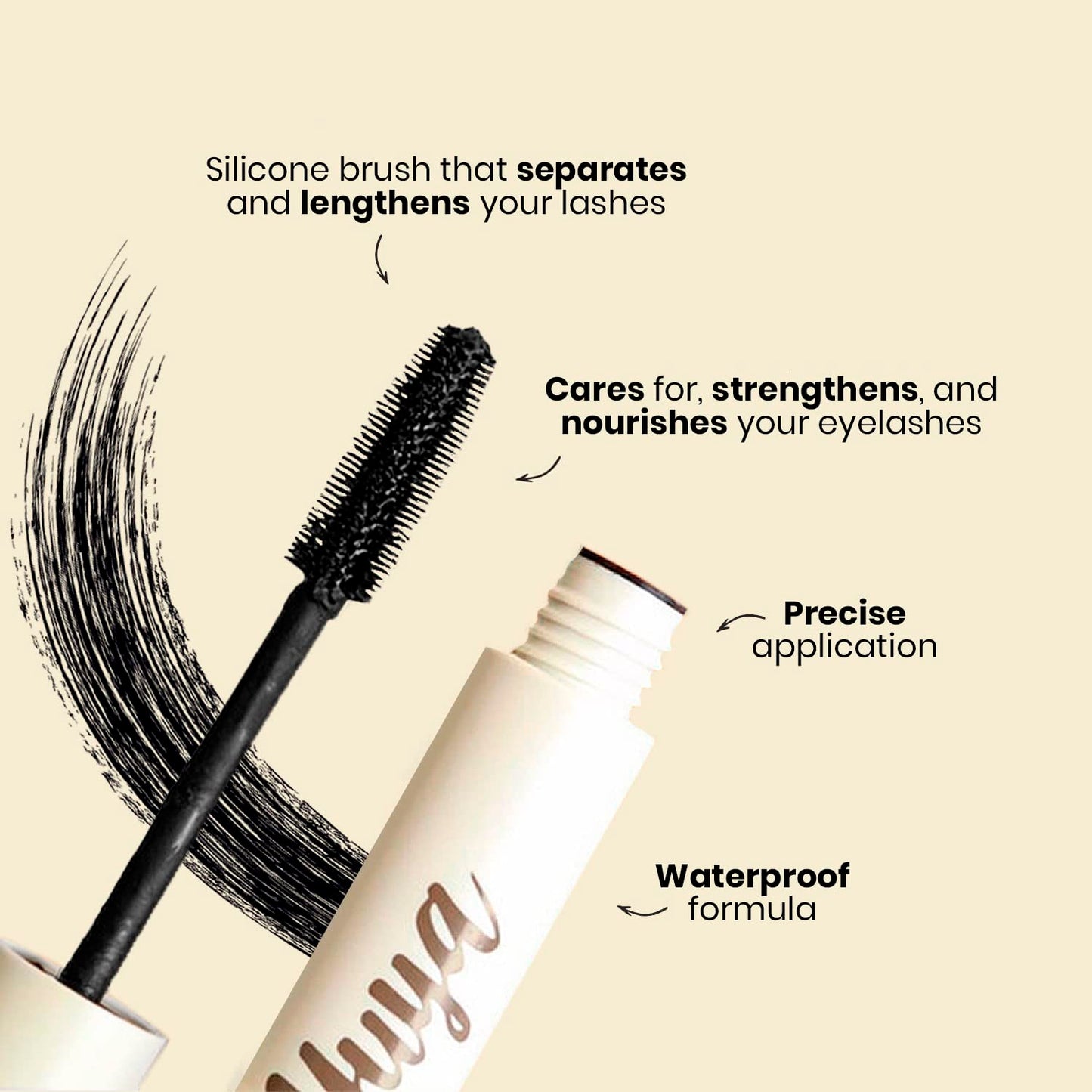 Republic Cosmetics Yuya Rimel - Mascara de pestañas - Enchinador de pestañas - Flash eyelash serum - Rimel Rizador de pestañas - Makeup - rimel - 10 aceites naturales - 10g