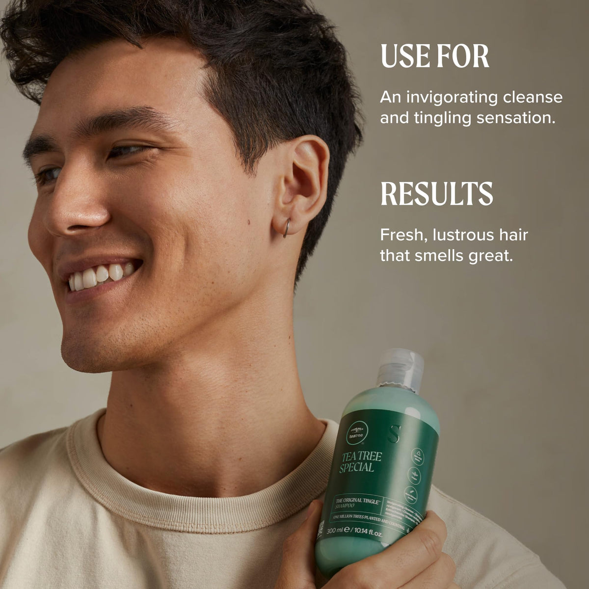 Tea Tree Special Champú, Limpieza Profunda, Refresca el Cuero Cabelludo, Para Todo Tipo de Cabello, Especialmente Cabello Graso, 300 ml