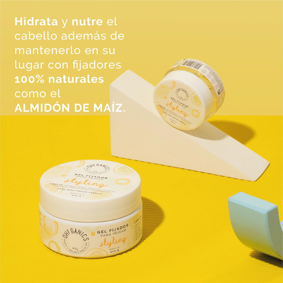 OH! GANICS Gel Fijador para Peinar a tu Bebé 200 gr