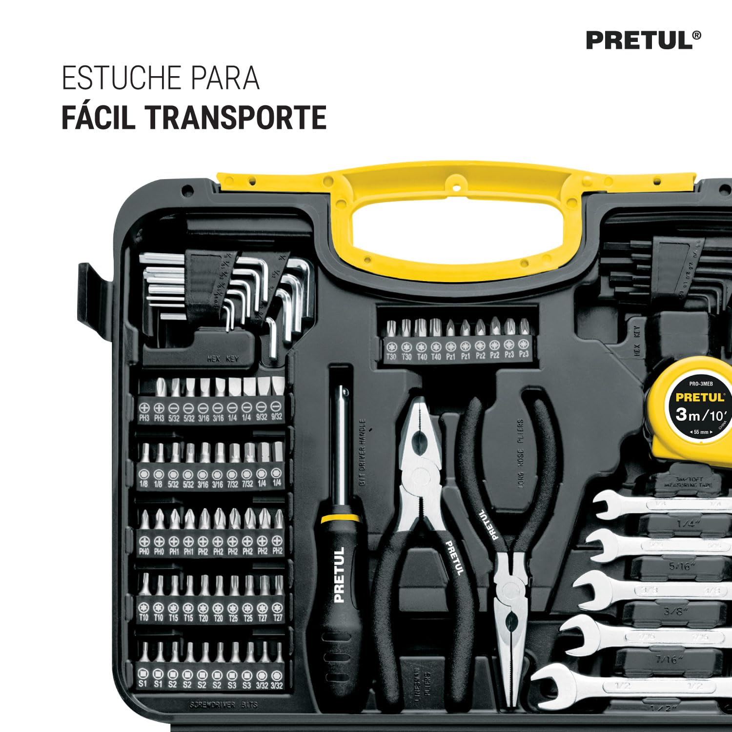 Juego de Herramientas Pretul 133 Piezas