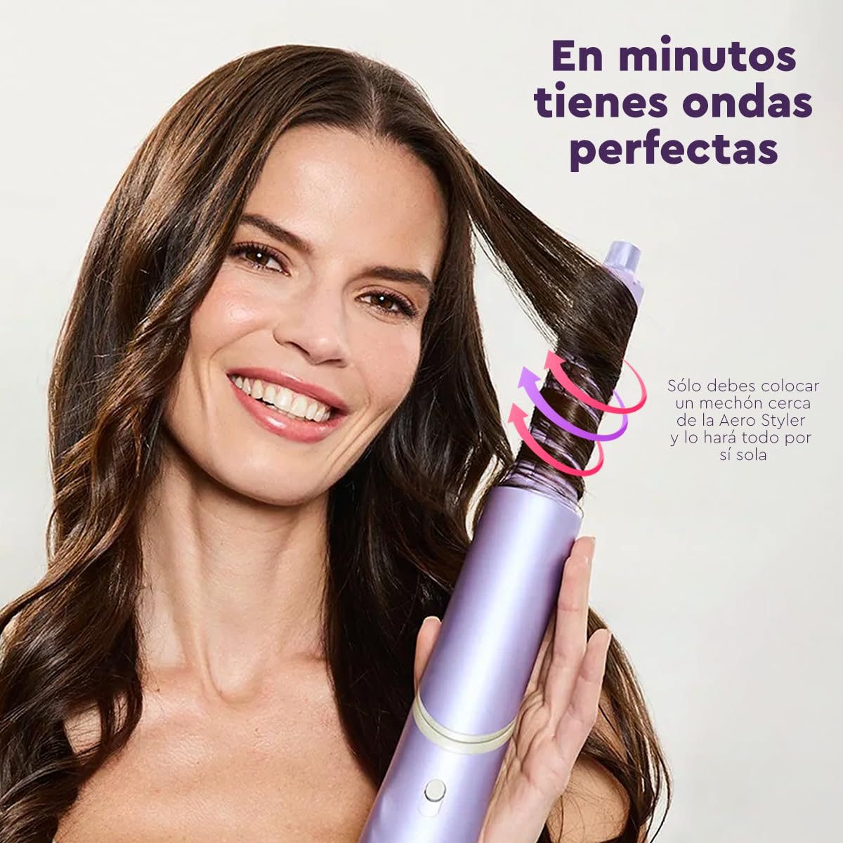 Cepillo de Aire Caliente Sutra Beauty Aero Styler Lavanda con Tecnología Iónica 5 en 1
