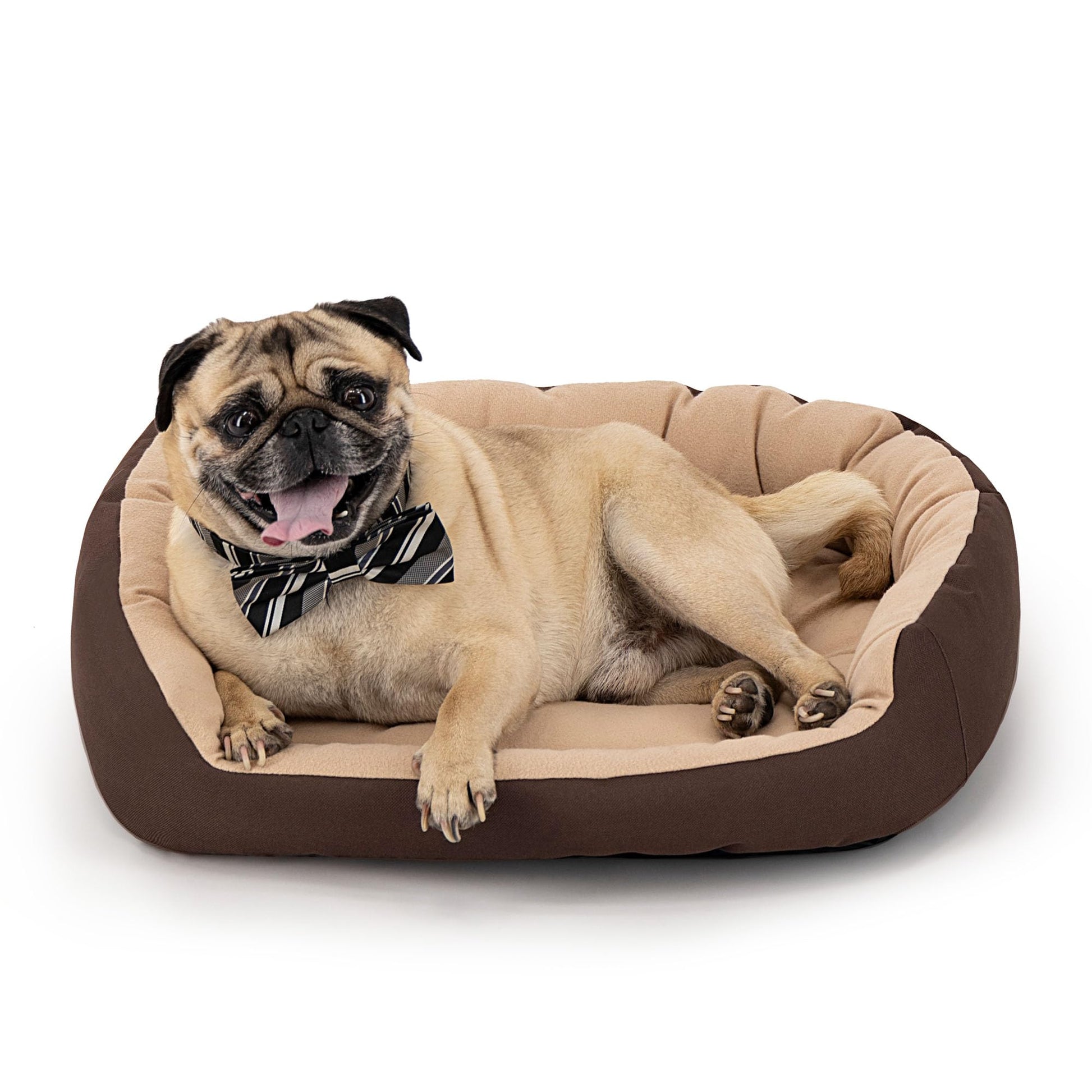 Cama para Perro Hills Cafe Beige Resistente y Confortable con Relleno Suave en Tallas a Elegir