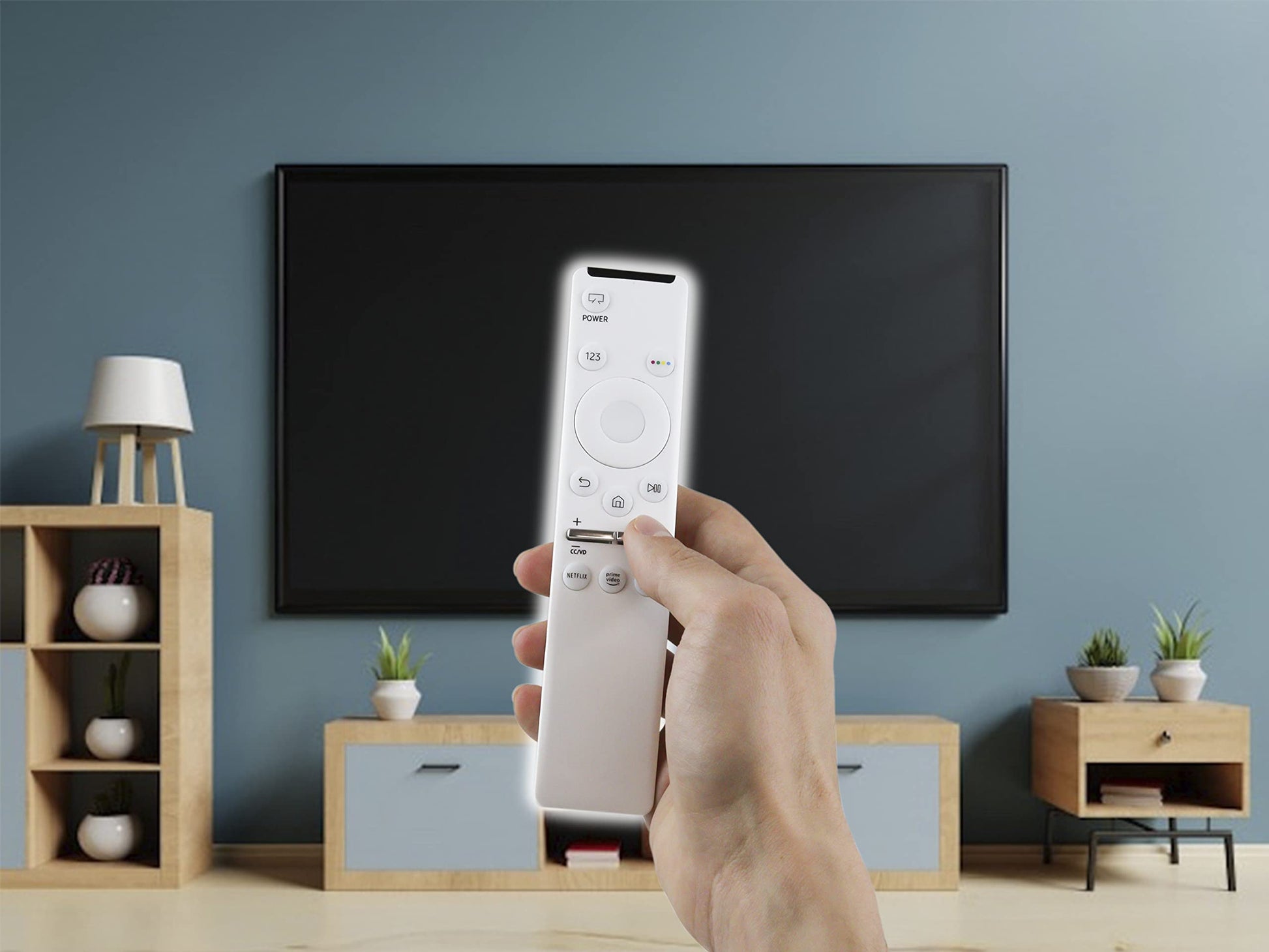 LIDERT Control Compatible con Samsung BN59-01330A BN59-01259B UHD 4k Smart TV Amazon Netflix Control Directo Universal
