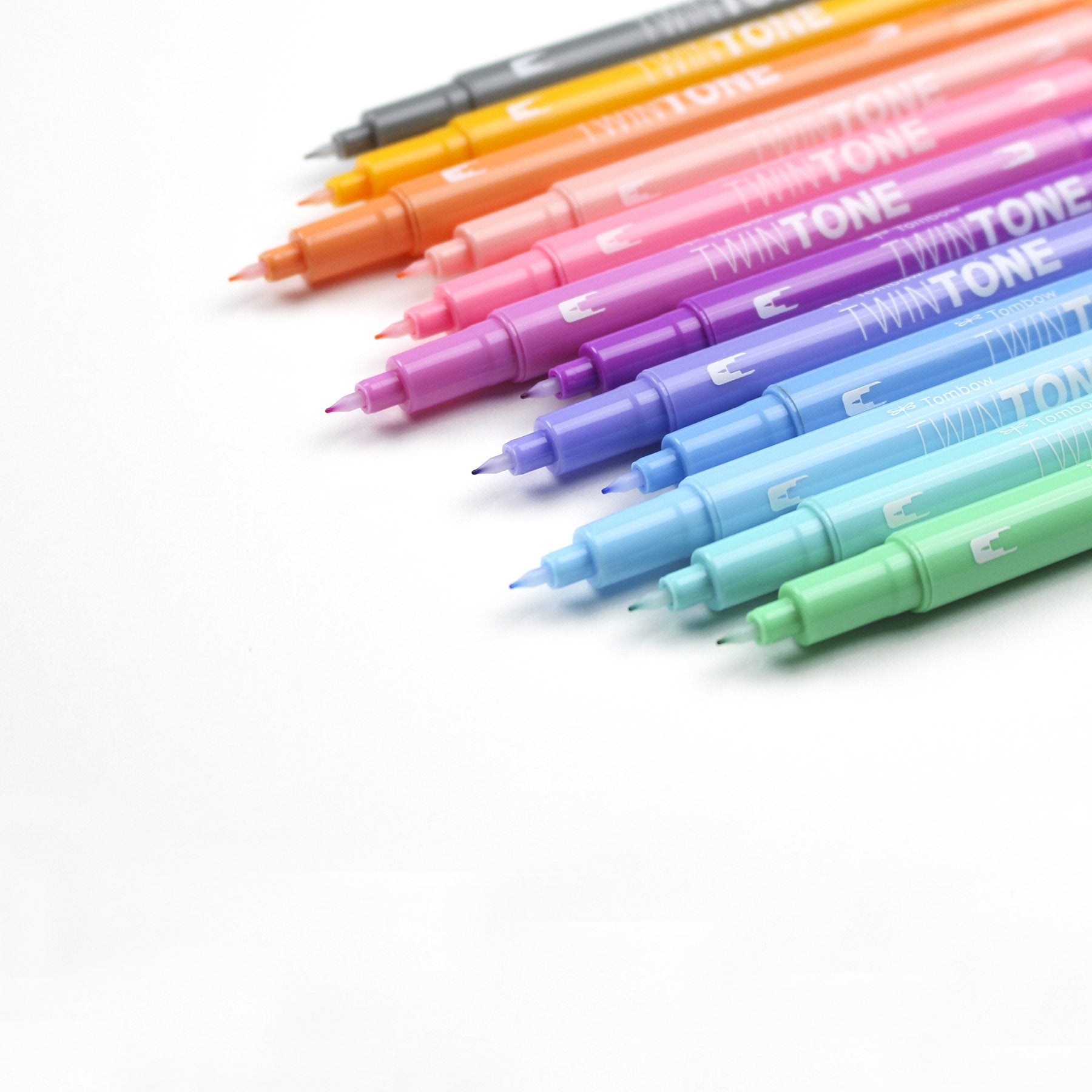 Juego de Rotuladores Tombow Bright Pastel Dual-Tip 12-Pack