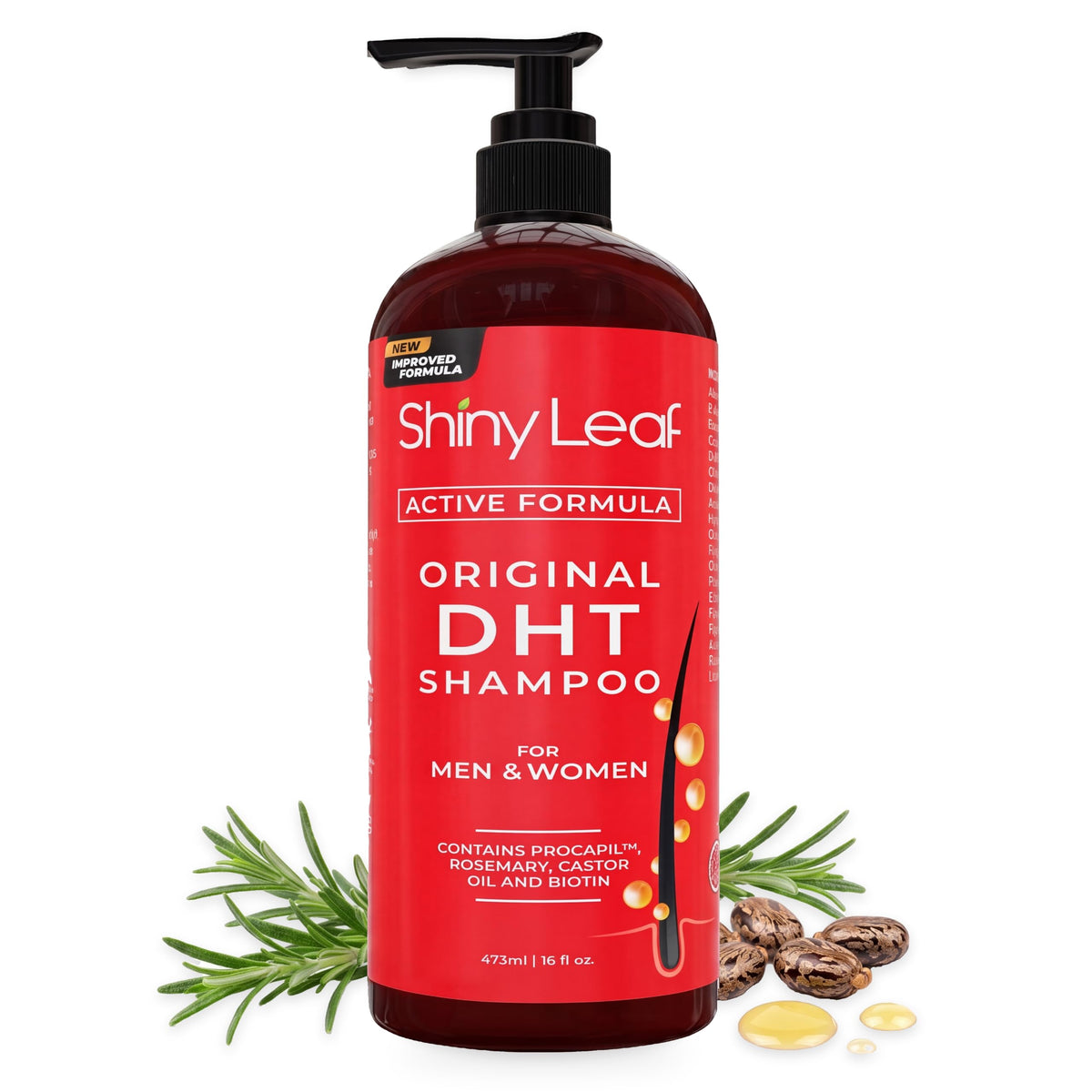 Champú Antipérdida Biotina Natural Sin Sulfatos para Crecimiento del Cabello para Hombres y Mujeres