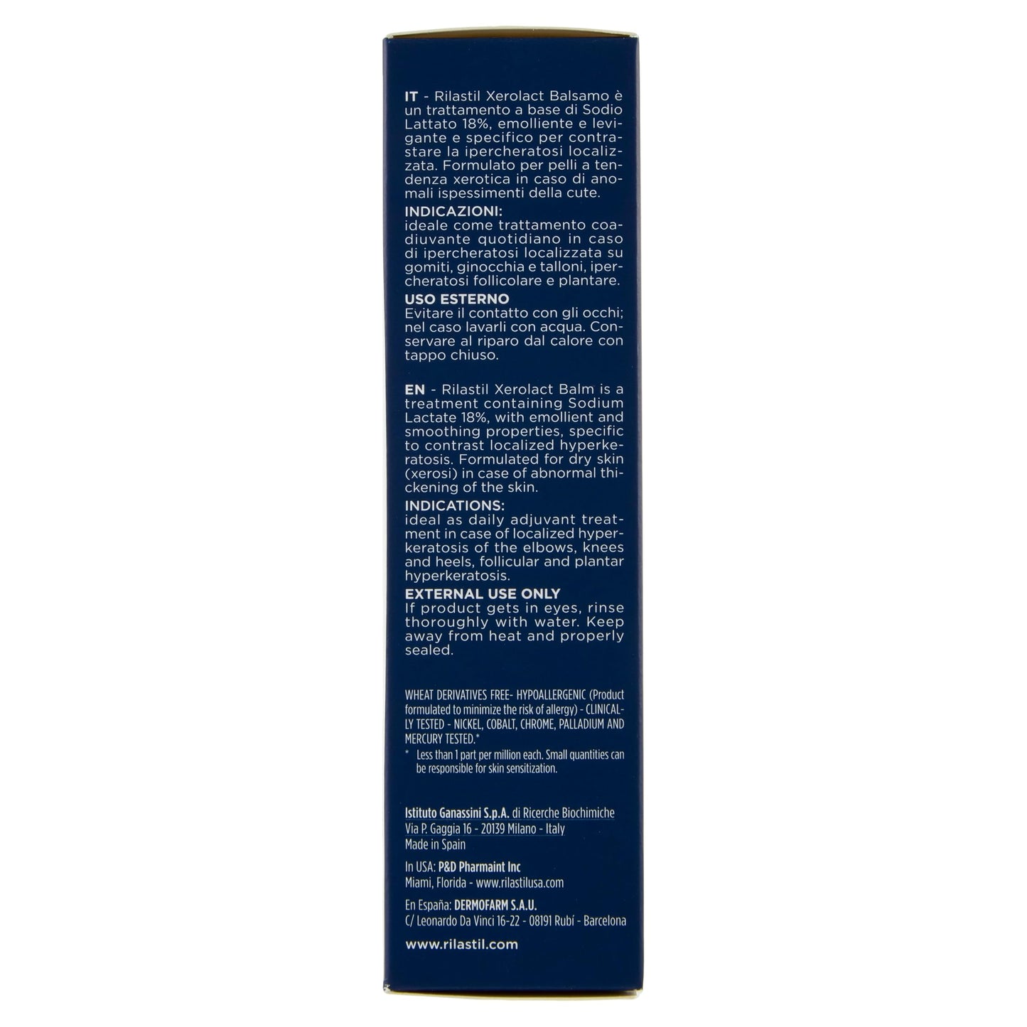 Rilastil Xerolact (E) 18% 100ml Bálsamo