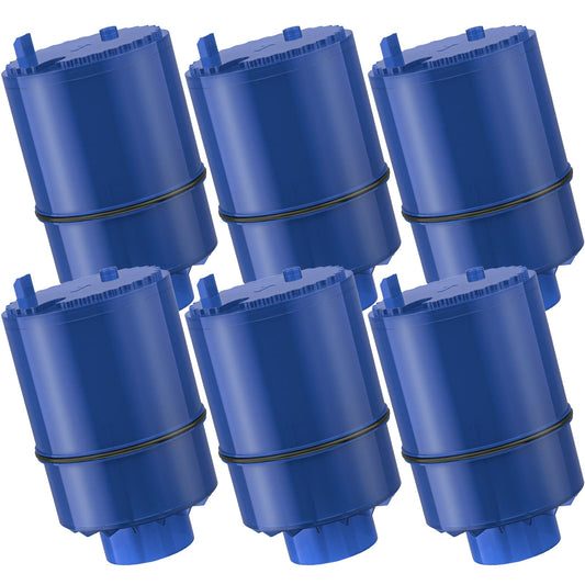 Fil-Fresh - Paquete de 6 filtros de agua de repuesto para pur, pur plus, sistema de filtración de agua, certificado NSF, reemplazo de filtro de agua de montaje de llave de núcleo mineral