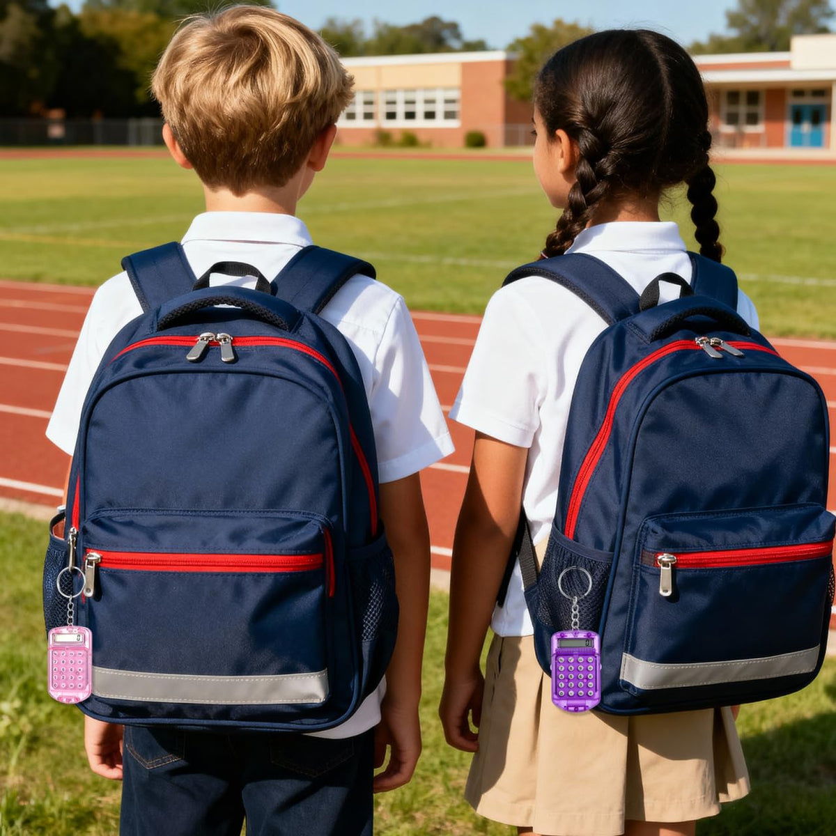 Calculadora de Bolsillo NUOBESTY Portátil Electrónica para Niños y Estudiantes 3 Piezas Color al Azar