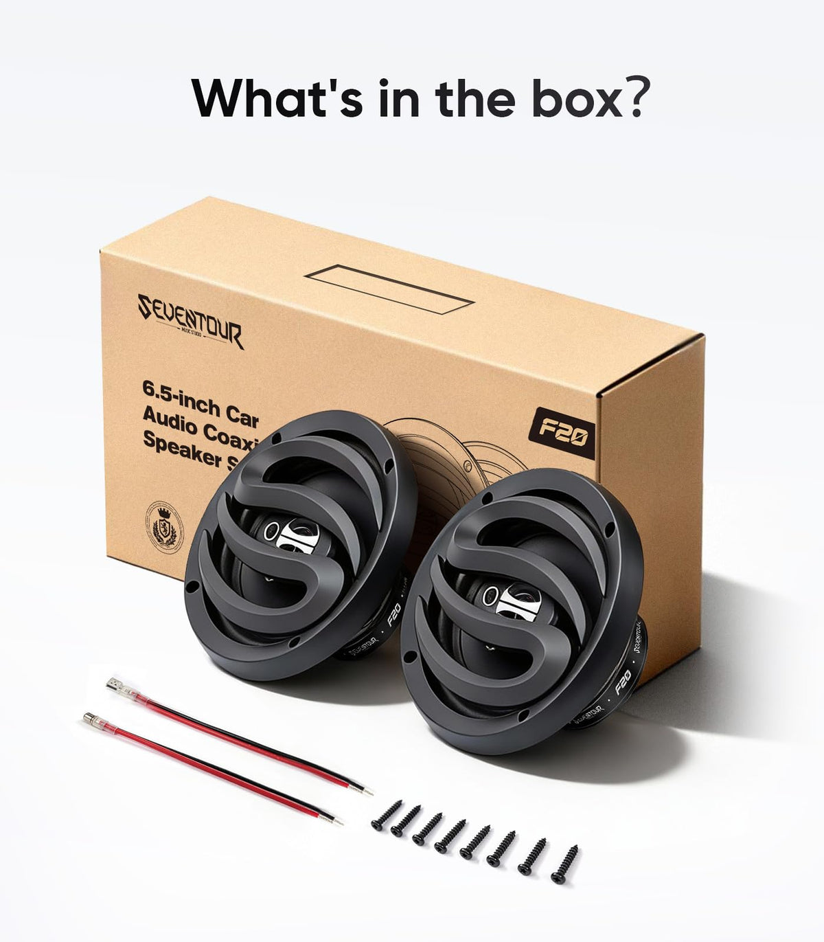 Altavoces Coaxiales Seventour 6.5 Pulgadas Alta Potencia para Coche