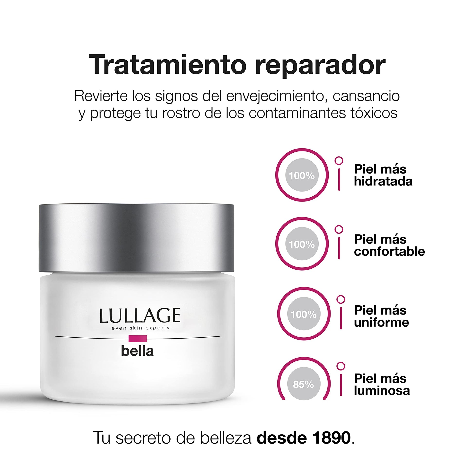 Crema Anti-edad de Día Lullage Bella Día SPF 20 Piel Mixta o Grasa 40+ Años Oil Free