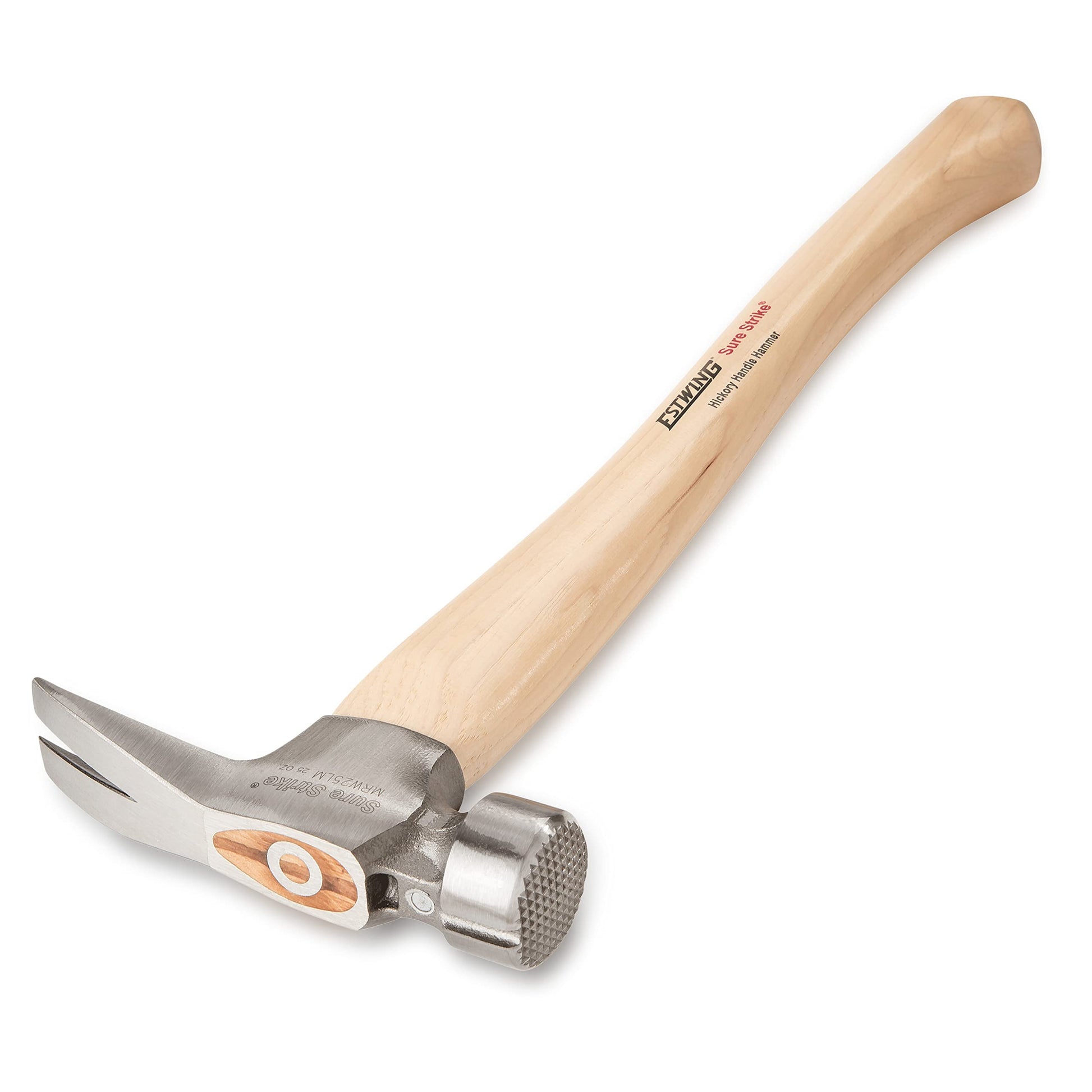 Martillo de Enmarcado Estwing Sure Strike California Natural con Garra Recta y Cabeza Moleteada 25 oz