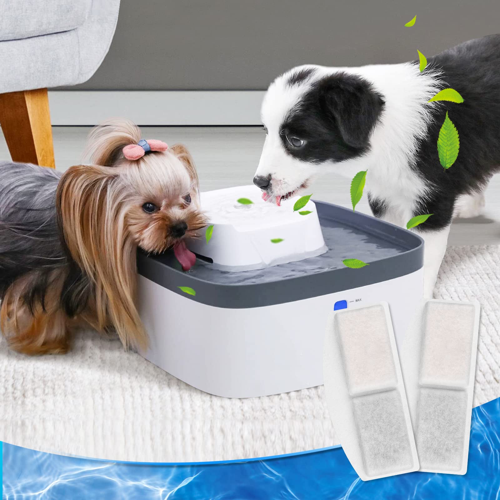 Filtro de Fuente para Mascotas MyfatBOSS 100 Onzas Paquete 16 Unidades