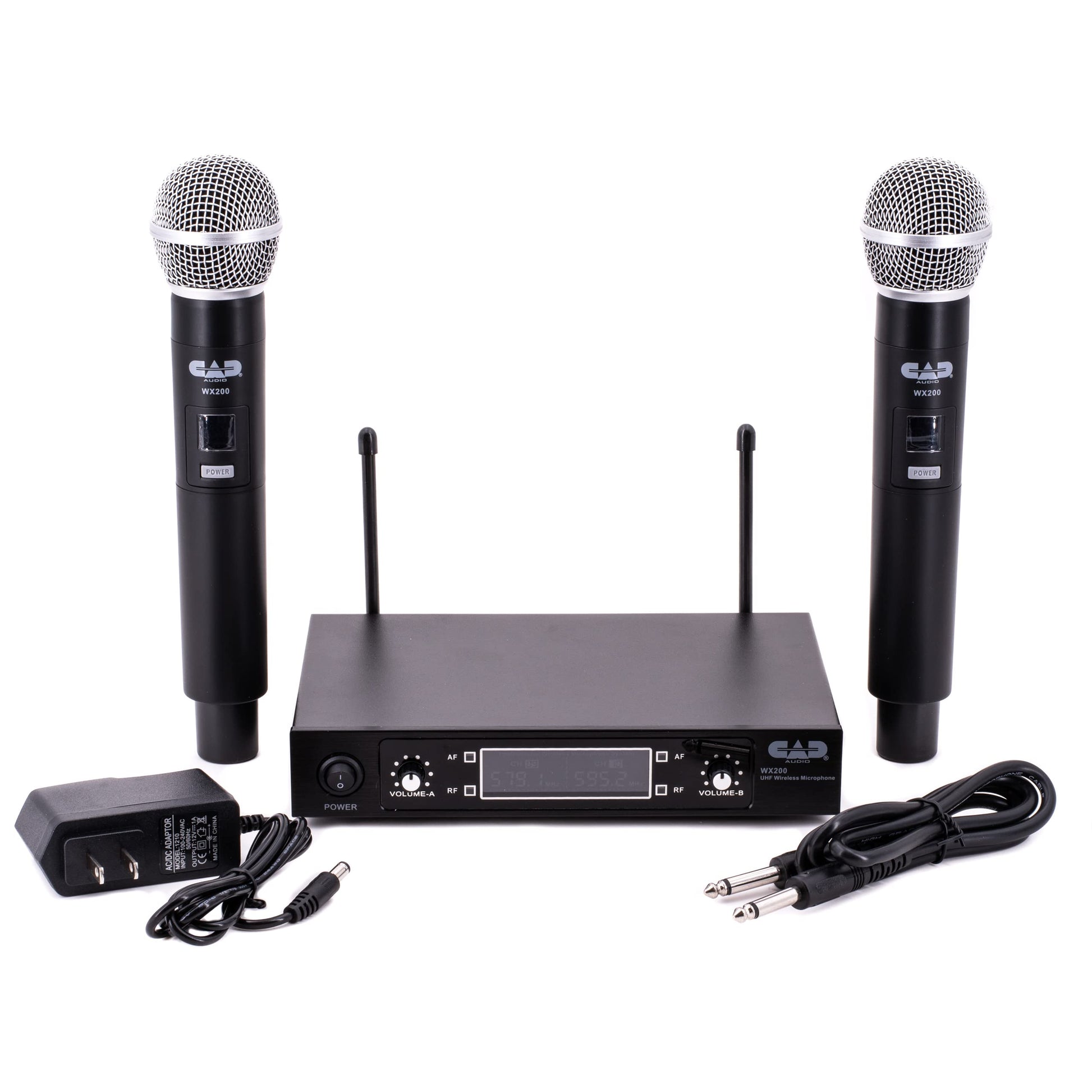 CAD Audio WX200 UHF Sistema de micrófono de Mano Dual inalámbrico