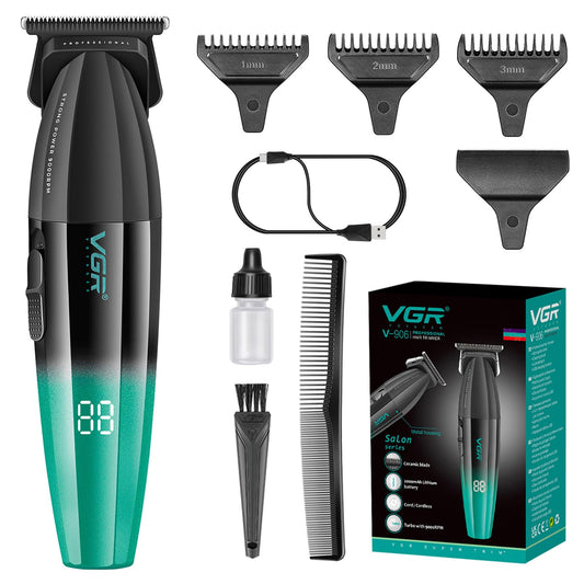 Cortapelos Profesional VGR Verde Fresh Fade 906 para Hombres