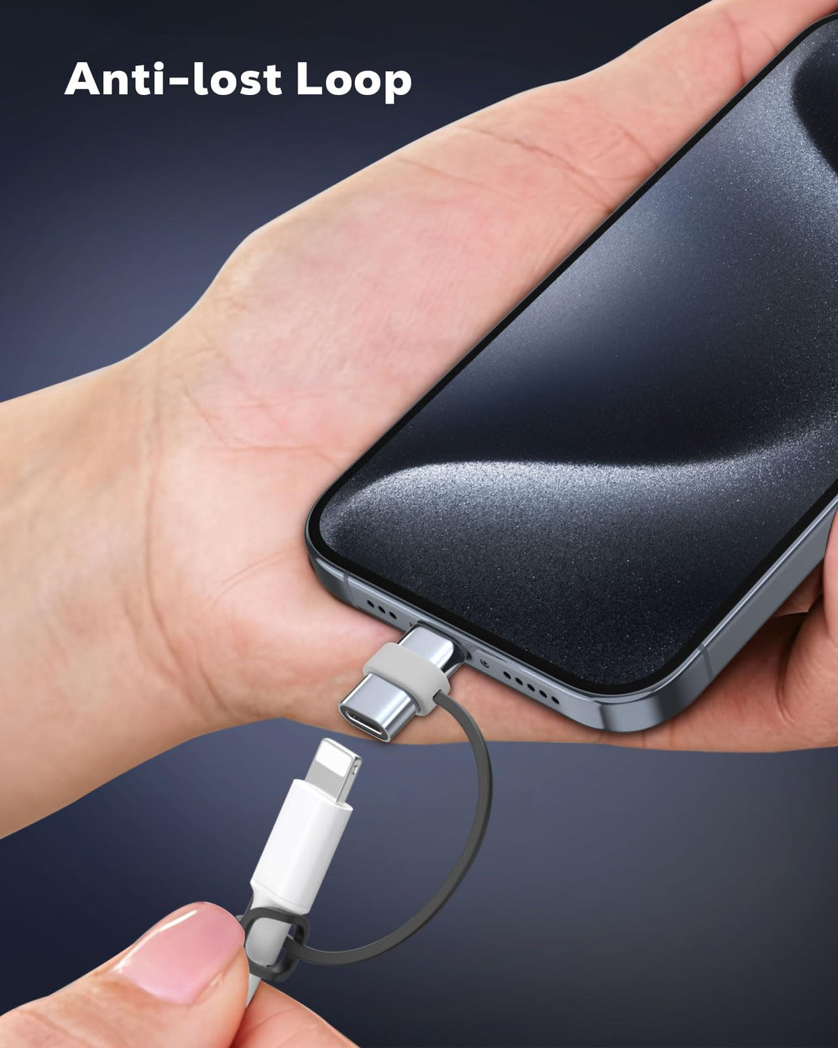 Adaptador Lightning a USB-C Moko 4 Piezas para iPhone 17 16 15 Carga Exclusiva