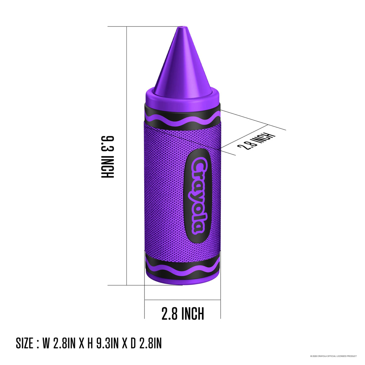 Altavoces Bluetooth Crayola Inalámbricos en Forma de Crayón con Sonido HD para Niños