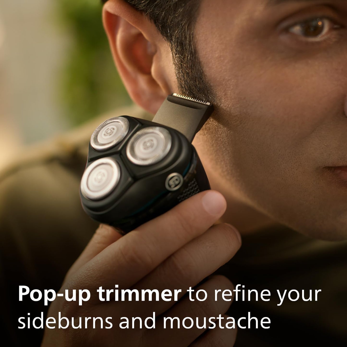 Philips Shaver Series 3000 - Maquinilla de afeitar eléctrica recargable para hombre (acero metálico)