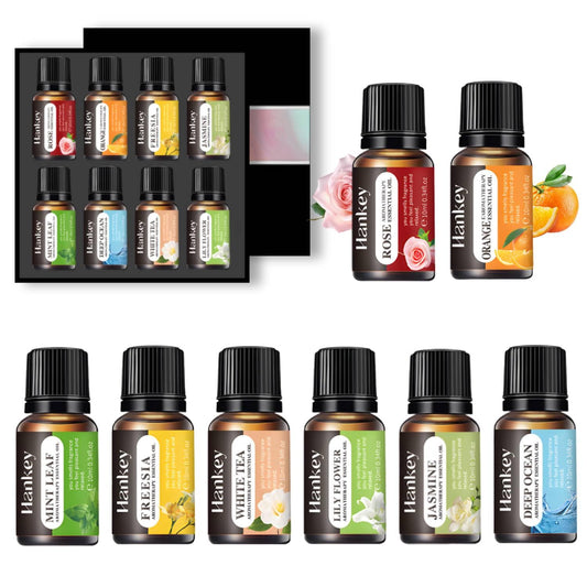 Aceites Esenciales de Aromaterapia RENDIN Variados Paquete 8PCS para Difusor y Manualidades