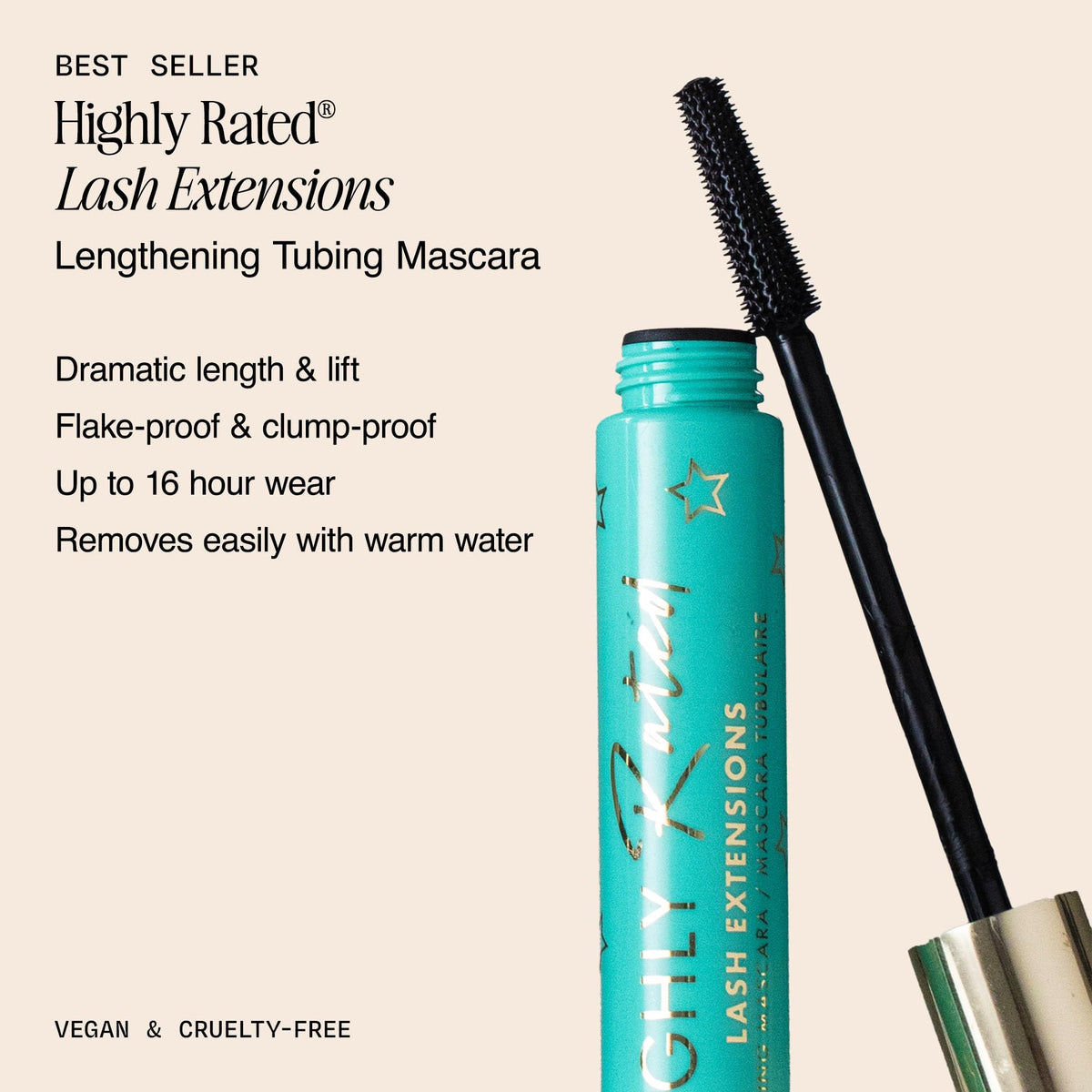 Milani Highly Rated Mascara - Brown, Length and Lift, Clump-Proof, Smudge-Proof 16HR Wear