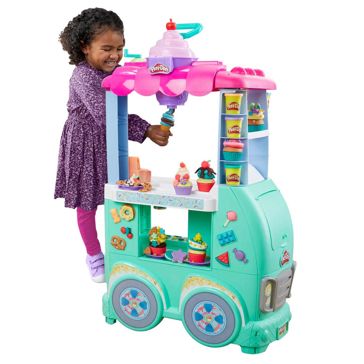 Set de Masa Moldeable Play Doh Camión de Golosinas Kitchen Creations