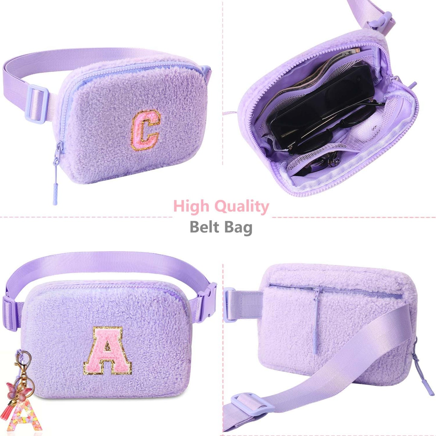BBelt - Bolsa cruzada para niñas y mujeres, paquete de riñonera para niñas de 8 a 12 años, regalos de cumpleaños para adolescentes, paquete de cintura pequeña, paquete de riñonera para niños de moda