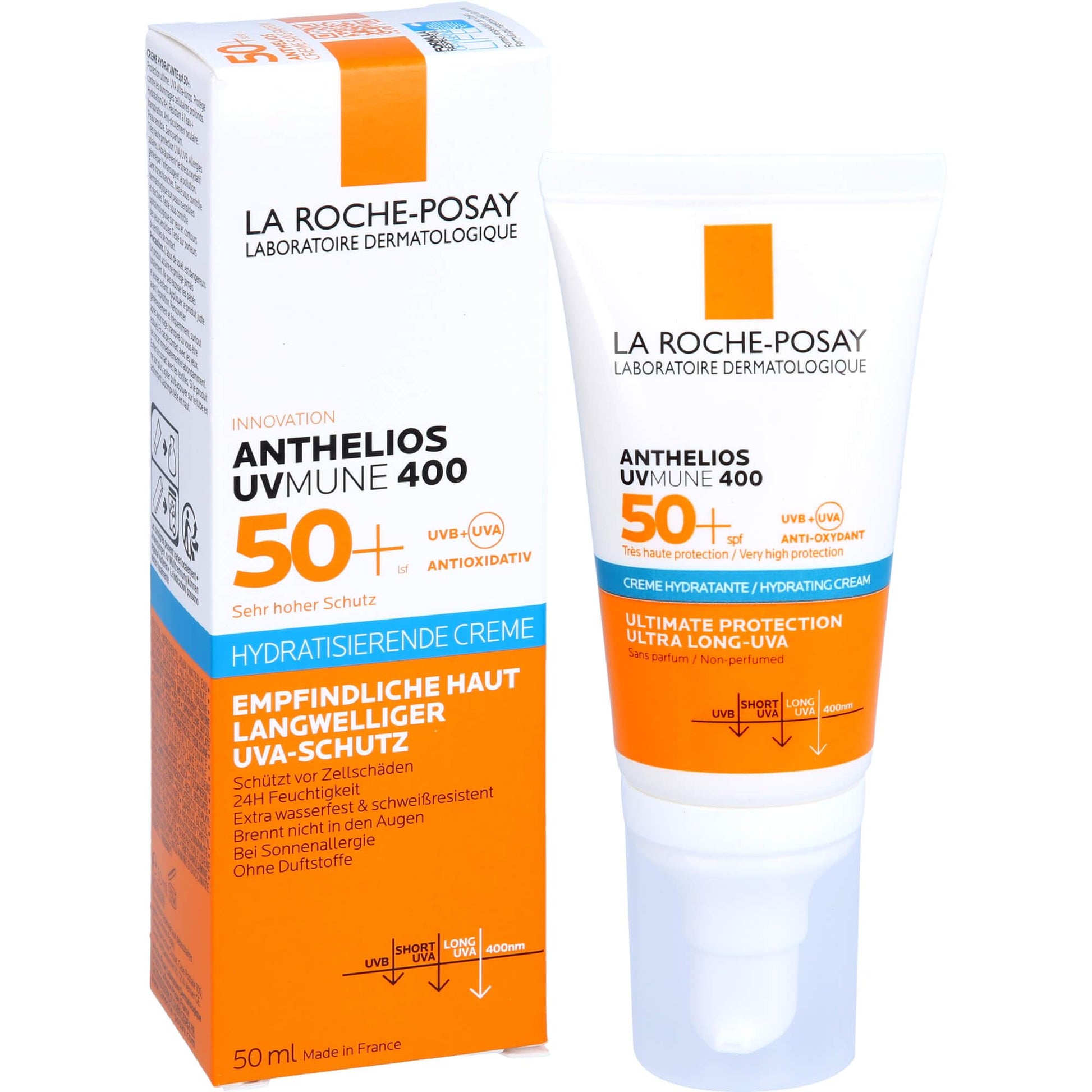 La Roche Posay Anthelios UV Mune 400 Crema sin Color 50 ml