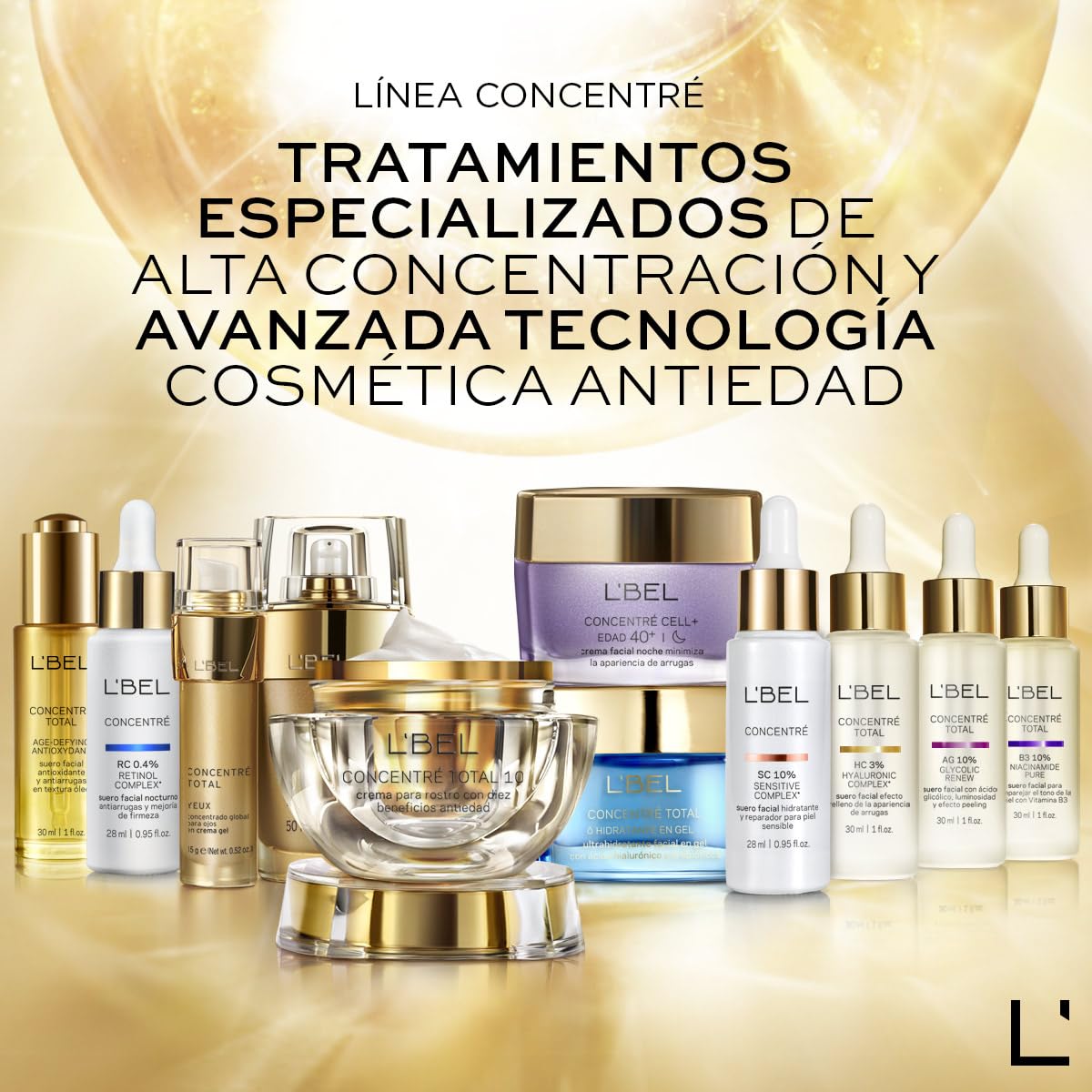 L'BEL - Concentré Total Suero Antimanchas 10% Niacinamida Pura 30 ml