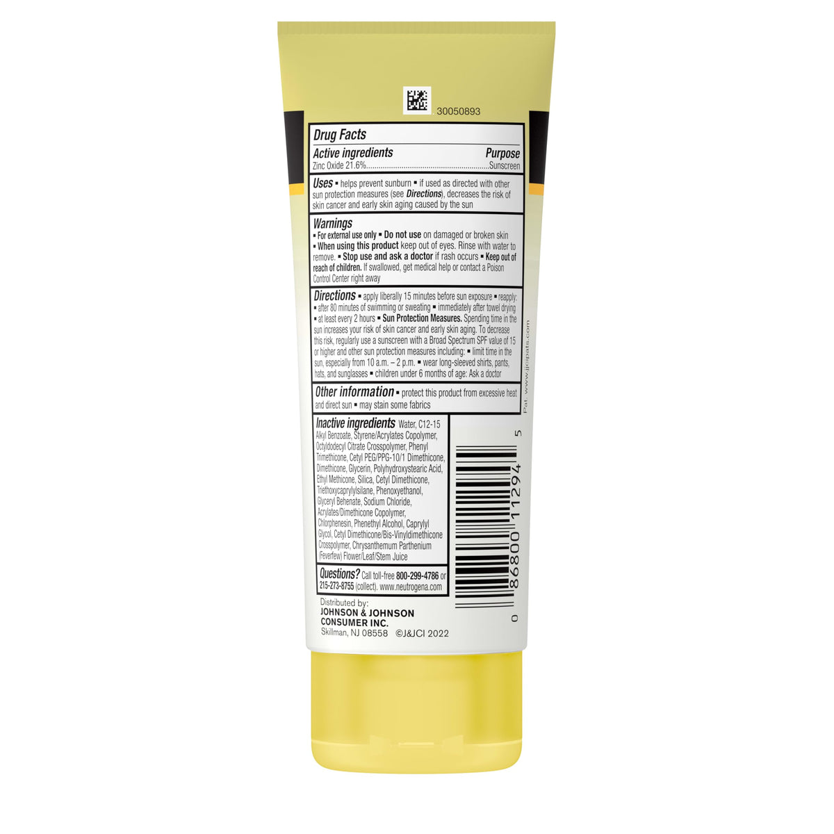 Neutrogena Sheer Zinc Oxide Kids Mineral Sunscreen Lotion, Broad Spectrum SPF 50+ with UVA/UVB Protection, Water-Resistant for 80 Minutes, Paraben-, Dye-, Fragrance- & Tear Free, 3 fl. oz