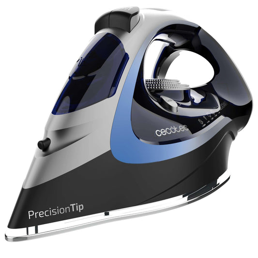 Cecotec Plancha horizontal IronHero 3200 Force Anodized. 3200 W, tecnología Power Steam, golpe de vapor extra 270 g/min, suela Turbo Slide, sistema antigoteo, Cyclo Clean, filtro antical