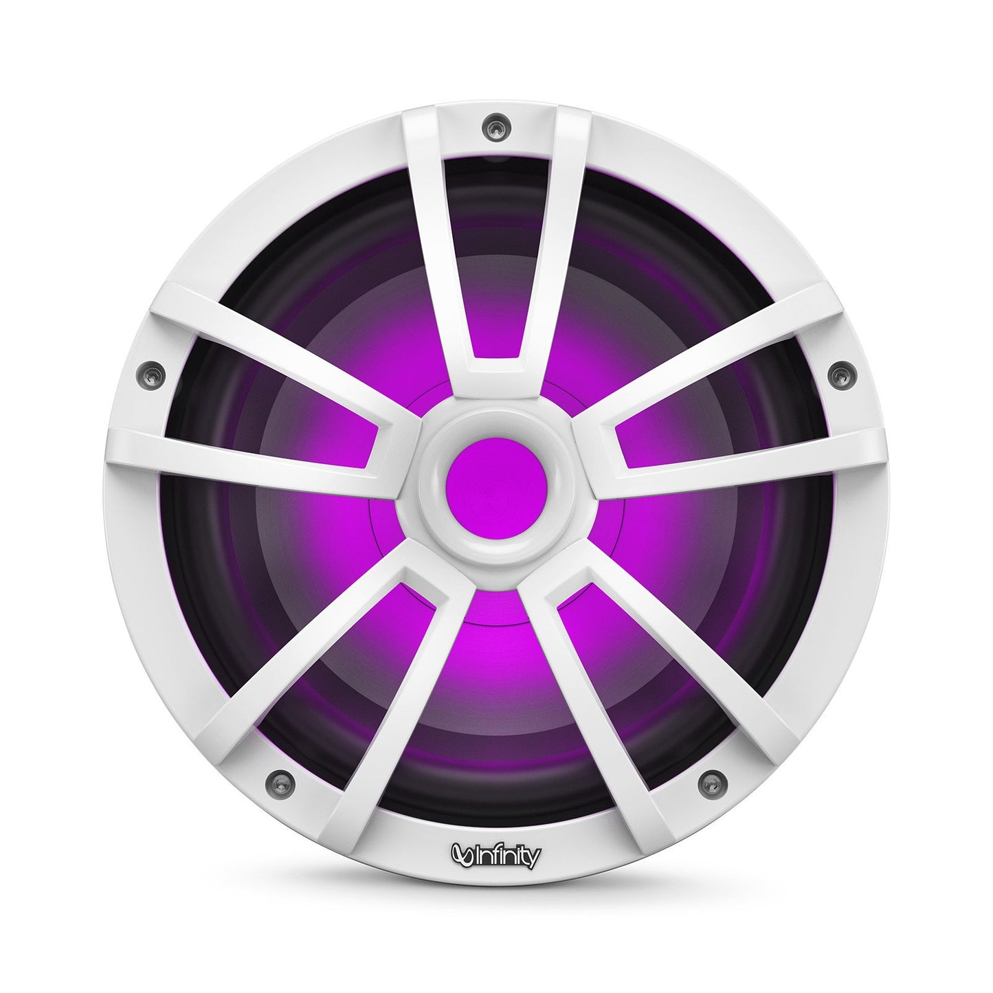 Infinity Mobile Marine Performance Series 10" subwoofer con iluminación RGB - Blanco