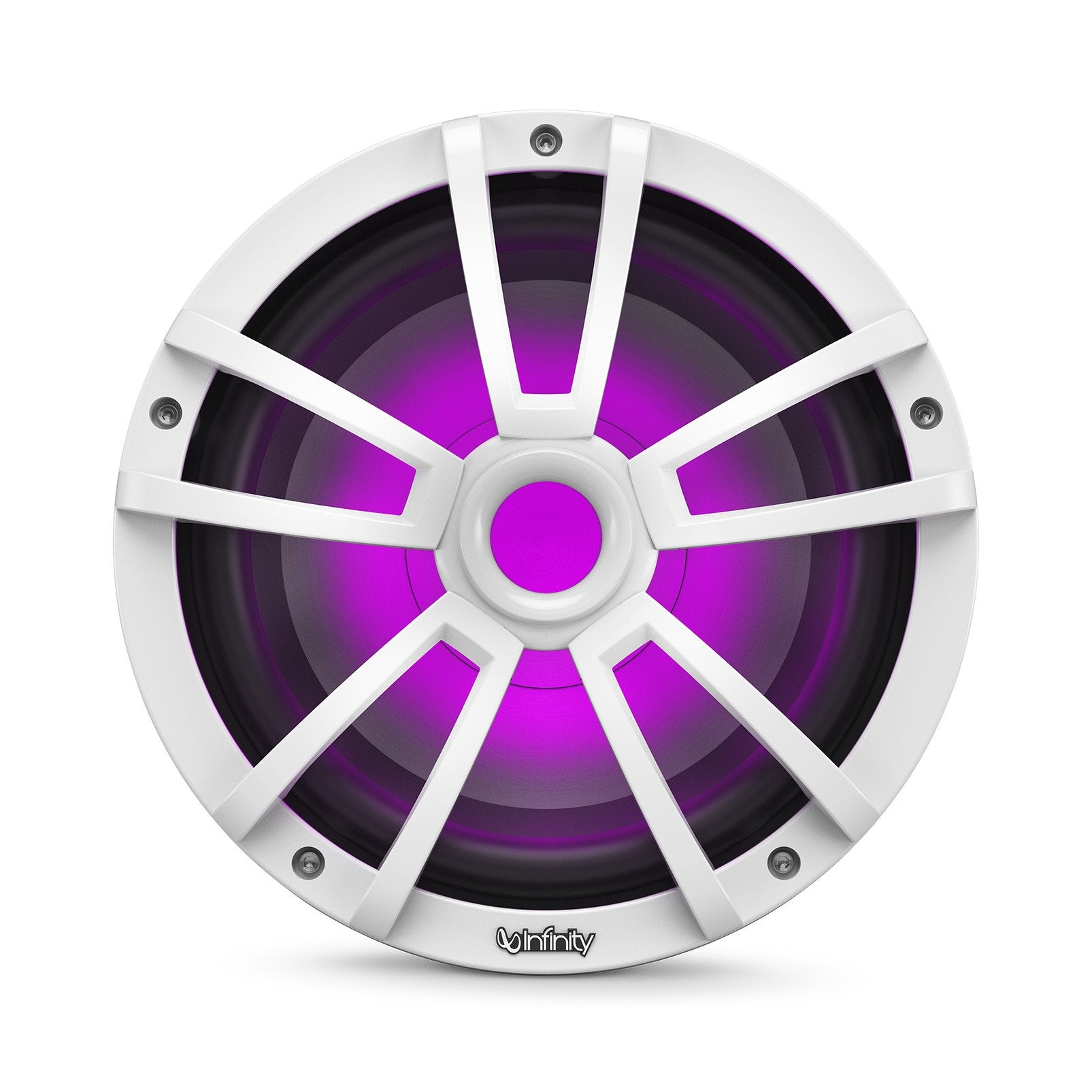 Infinity Mobile Marine Performance Series 10" subwoofer con iluminación RGB - Blanco