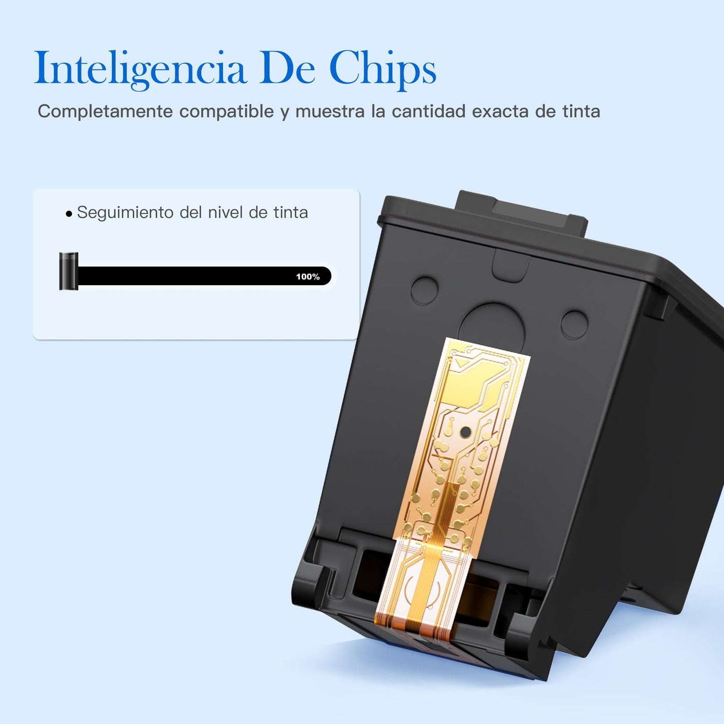 Cartucho de Tinta Valuetoner Negro Mayor Capacidad Compatible con HP 662XL para HP DeskJet Ink Advantage