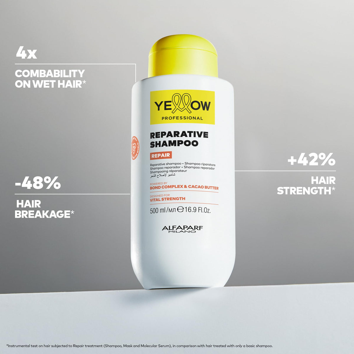 Alfaparf Yellow Repair Reparative Shampoo 500 ml (Nuevo Modelo)