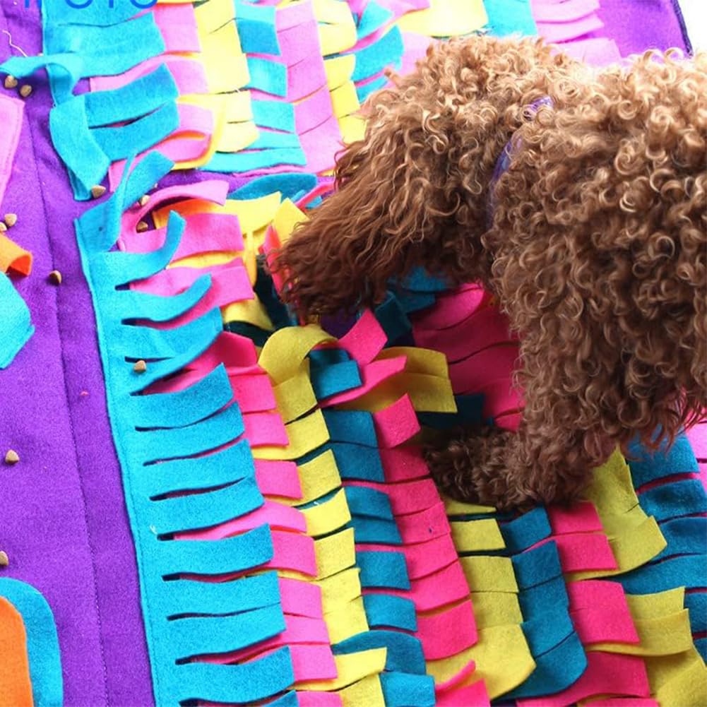 Alfombra Olfativa EDWINAYY Tapete Sniffing para Mascotas Alivia Ansiedad Mejora Habilidades de Búsqueda