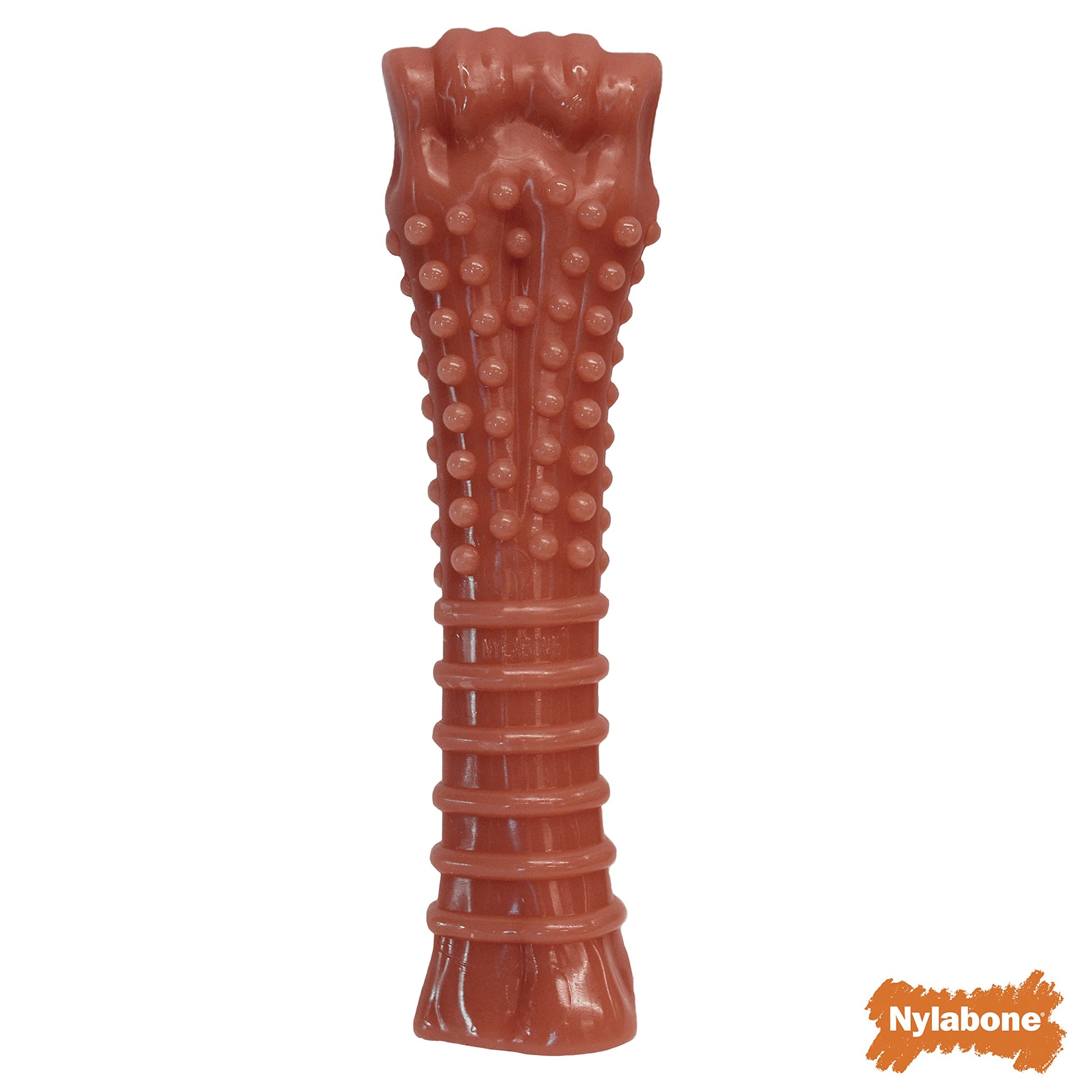 Masticador de Perro Nylabone Marrón con Textura Extragrande