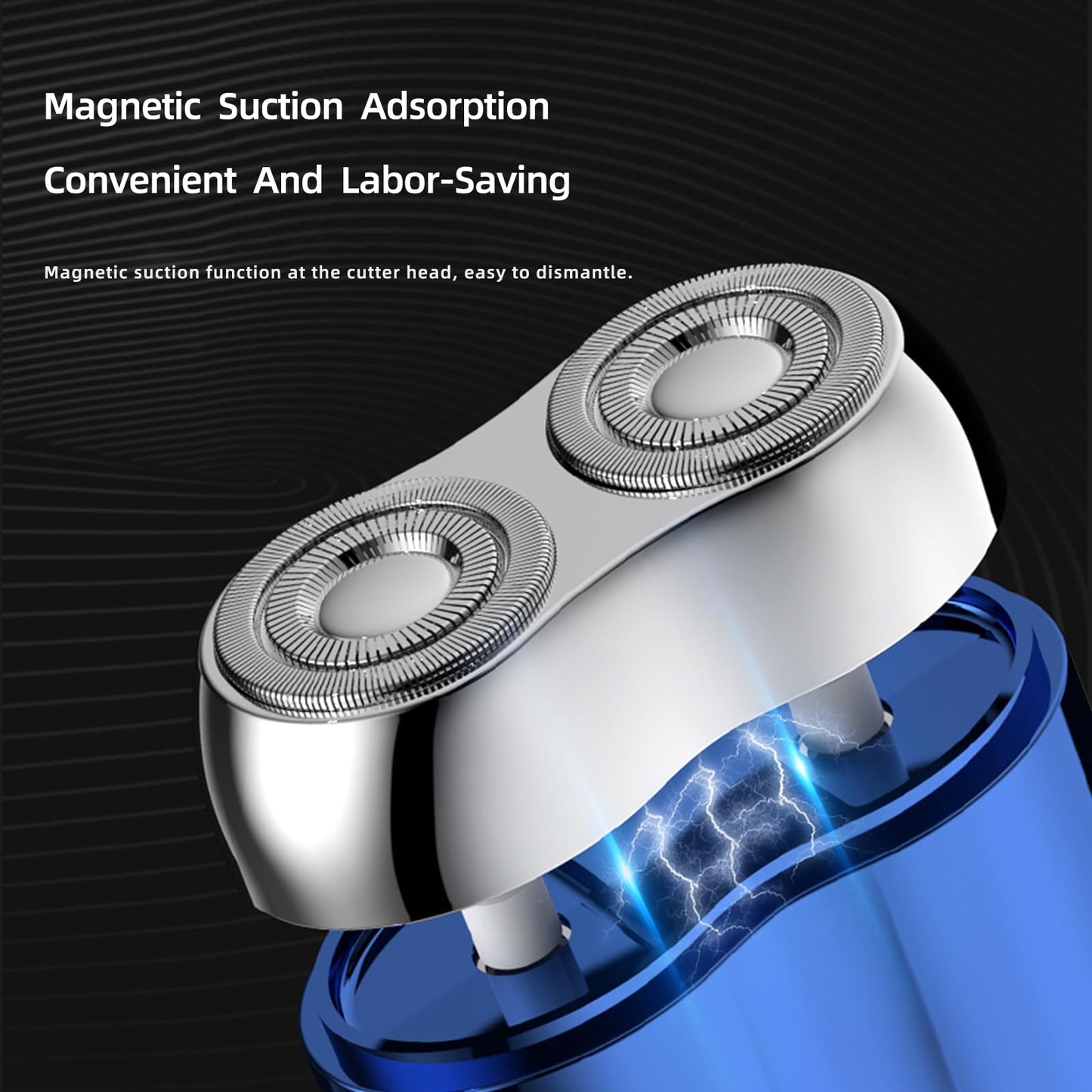 ChicVogue Mini Afeitadora Eléctrica De Doble Cabezal Modelo Nuevo Afeitadora De Bolsillo Mejorada Afeitadora De Doble Cabezal Lavable Mini Afeitadora Portátil Usb Afeitadora Eléctrica Compac