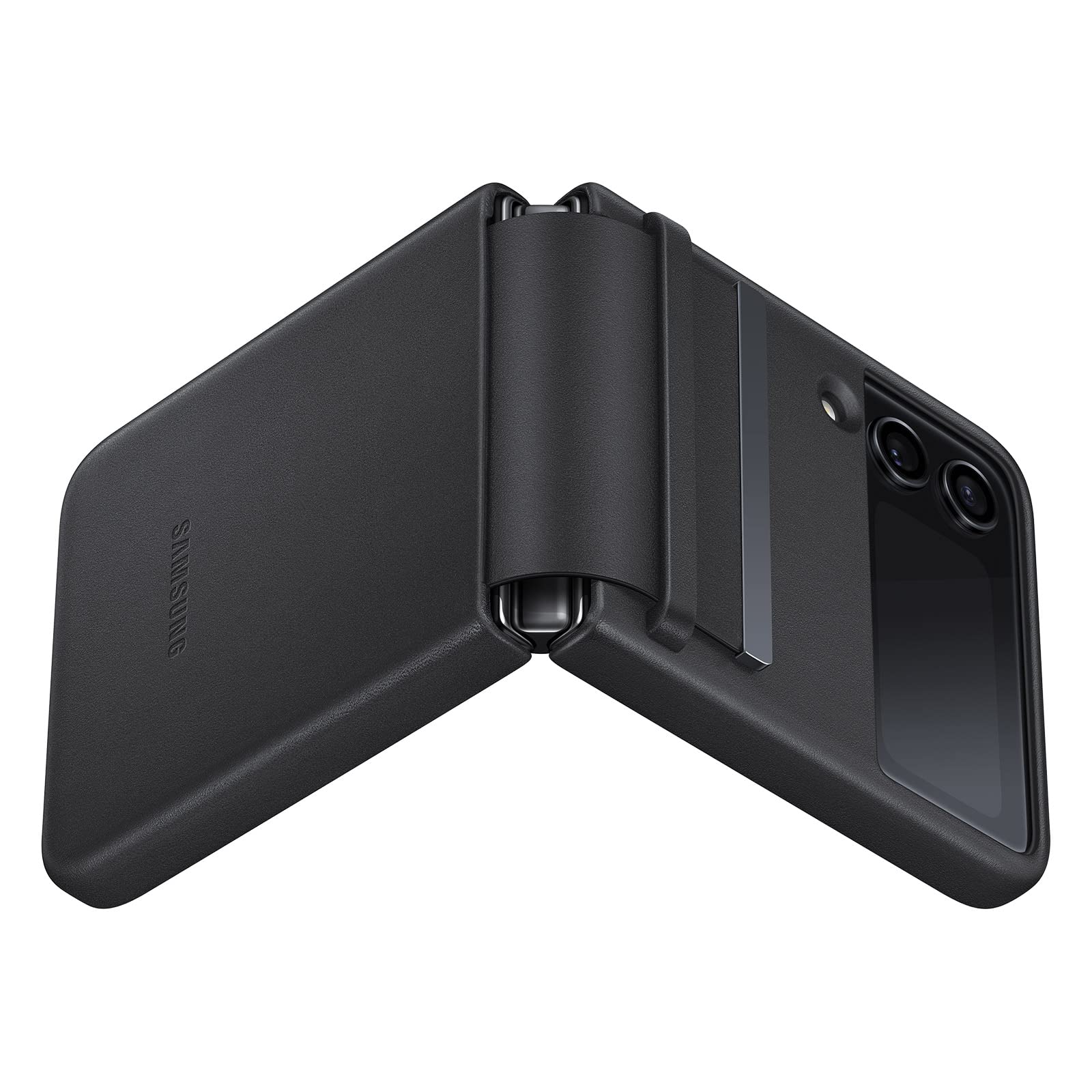 Funda de Cuero Flap Samsung Galaxy Flip 4 Negra