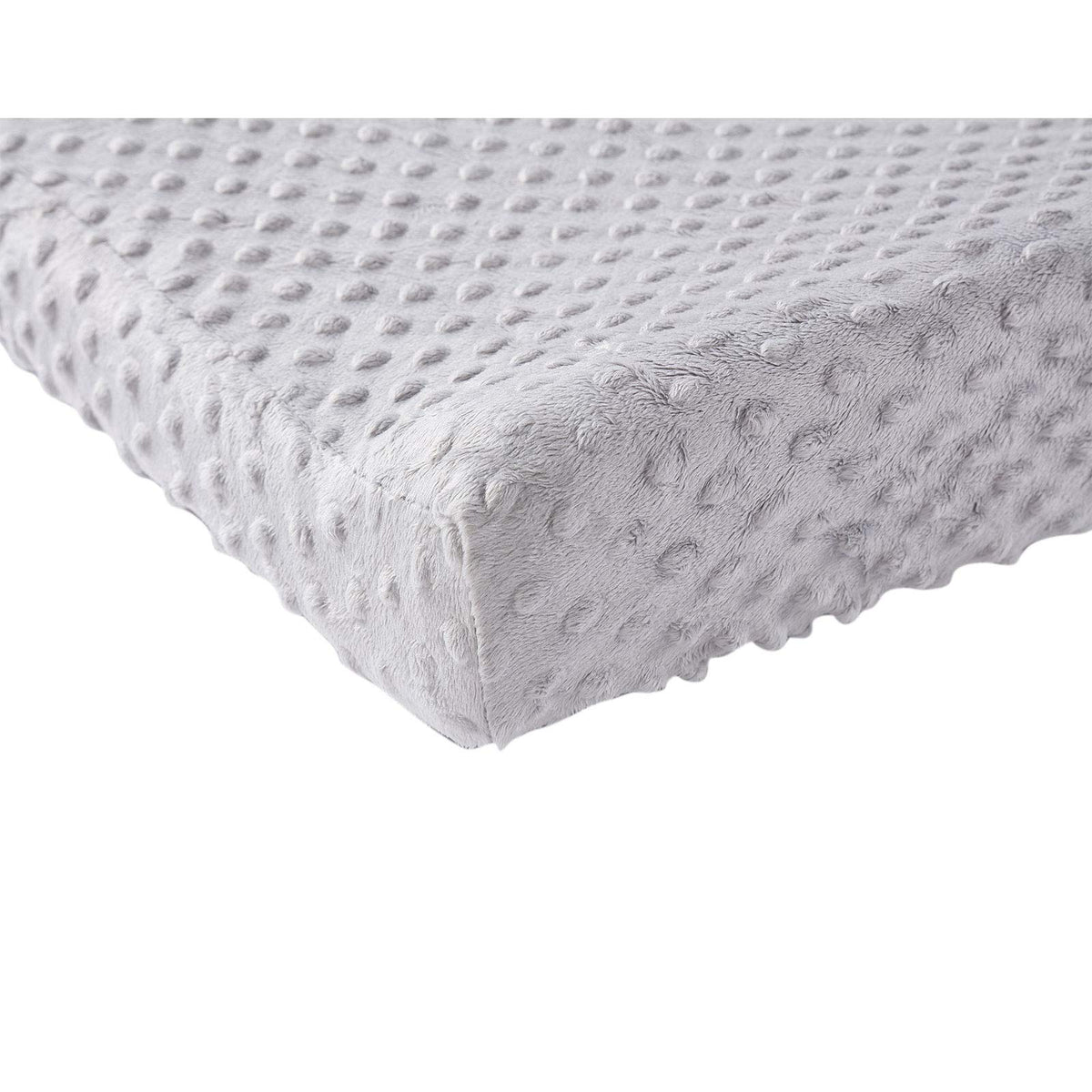 Cambiador de pañales para bebé, ultra suave, funda para cambiador de pañales, 100% algodón, sábanas para cambiar de mesa para bebés y niños, Cambio de cubierta de la almohadilla, Gris