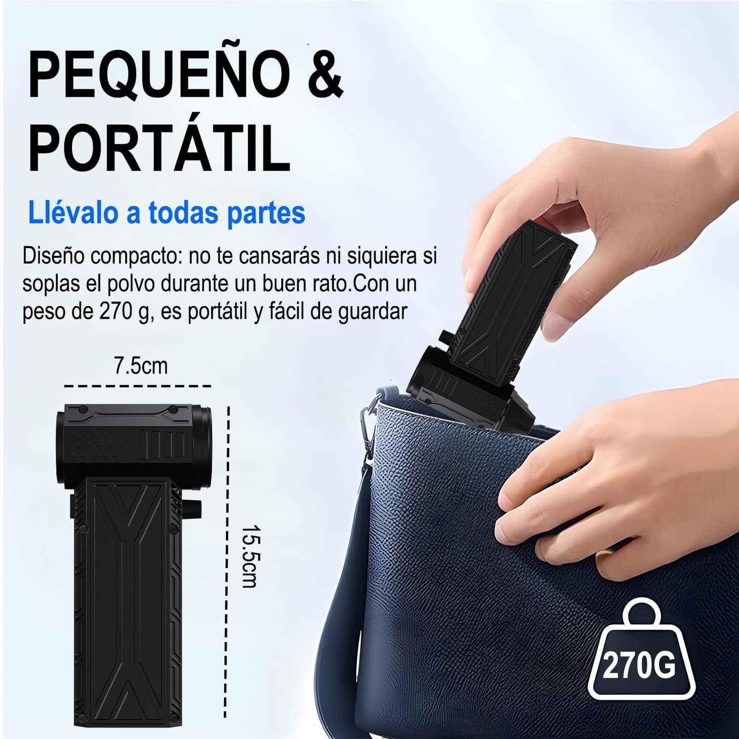 Plumero Electrico Inalámbrico Con Batería Recargable Plumero Electrico Ajustable de 14000RPM Para PC, Laptop, Muebles y Coche