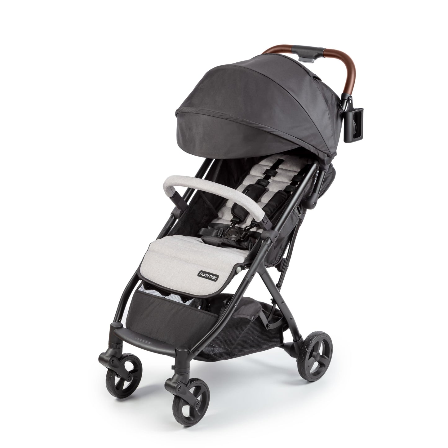 Ingenuity 3Dquickclose CS+ Cochecito plegable compacto – Cochecito ligero con toldo de gran tamaño, almacenamiento extragrande y plegado compacto