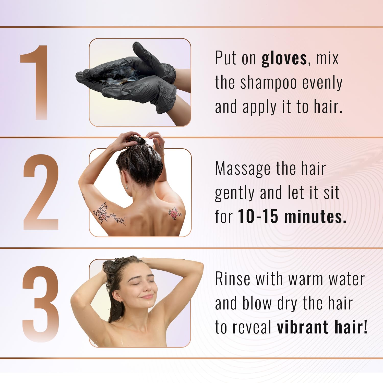 Herbishh Hair Color Shampoo for Gray Hair– Hair Dye Shampoo with Argan Hair Mask–Tamaño de viaje-Tiñe el cabello en minutos–Color de larga duración–10pack+1pack (Grape Red)
