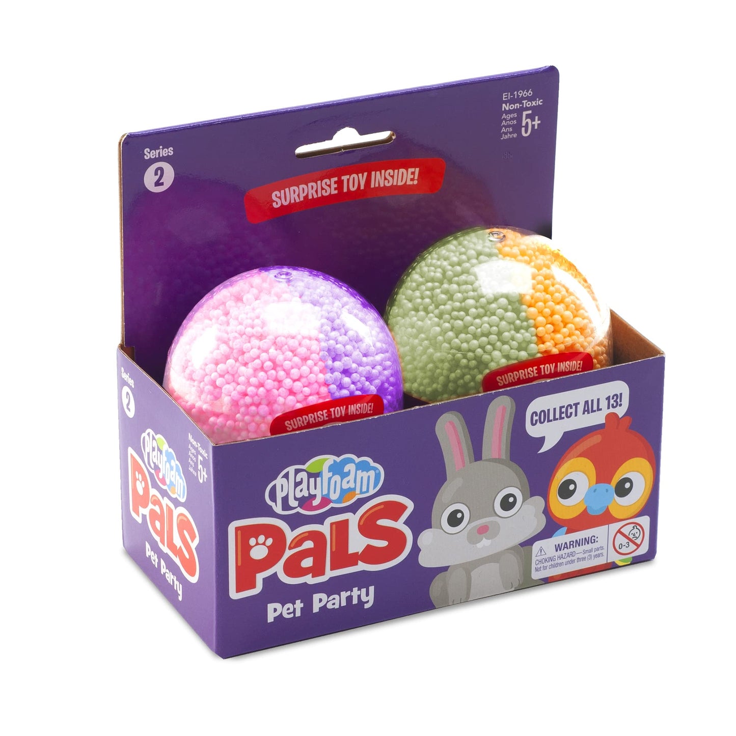 Educational Insights Playfoam Pals Pet Party 2-Pack: juguete sorpresa coleccionable. Para mayores de 3 años