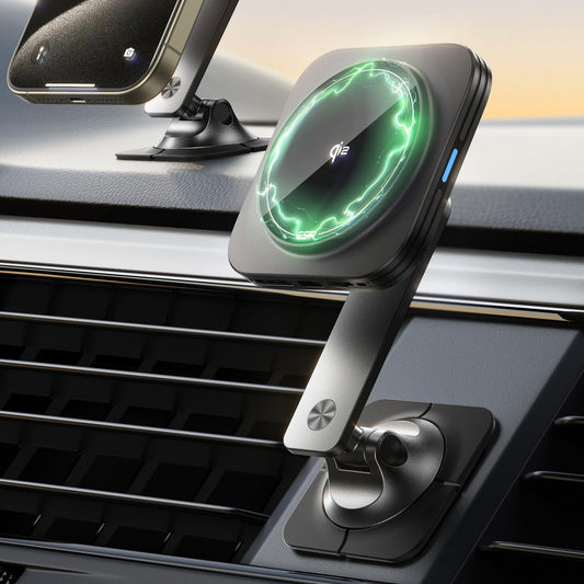 Cargador de Coche ESR Qi2 MagSafe 15 W Ajustable para iPhone