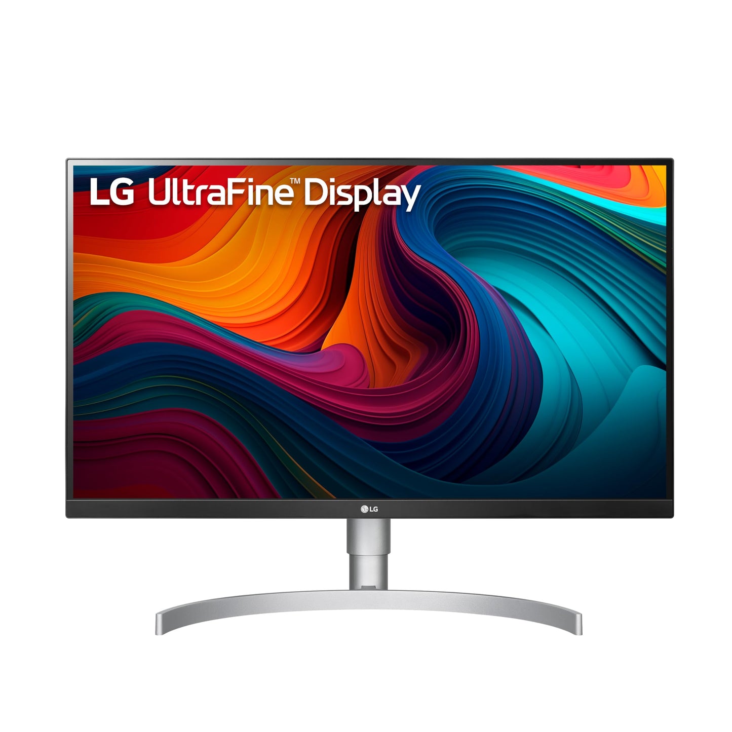 Monitor de Computadora LG Ultrafine 27 Pulgadas Blanco Plateado UHD 4K IPS con VESA DisplayHDR 400, AMD FreeSync y USB-C