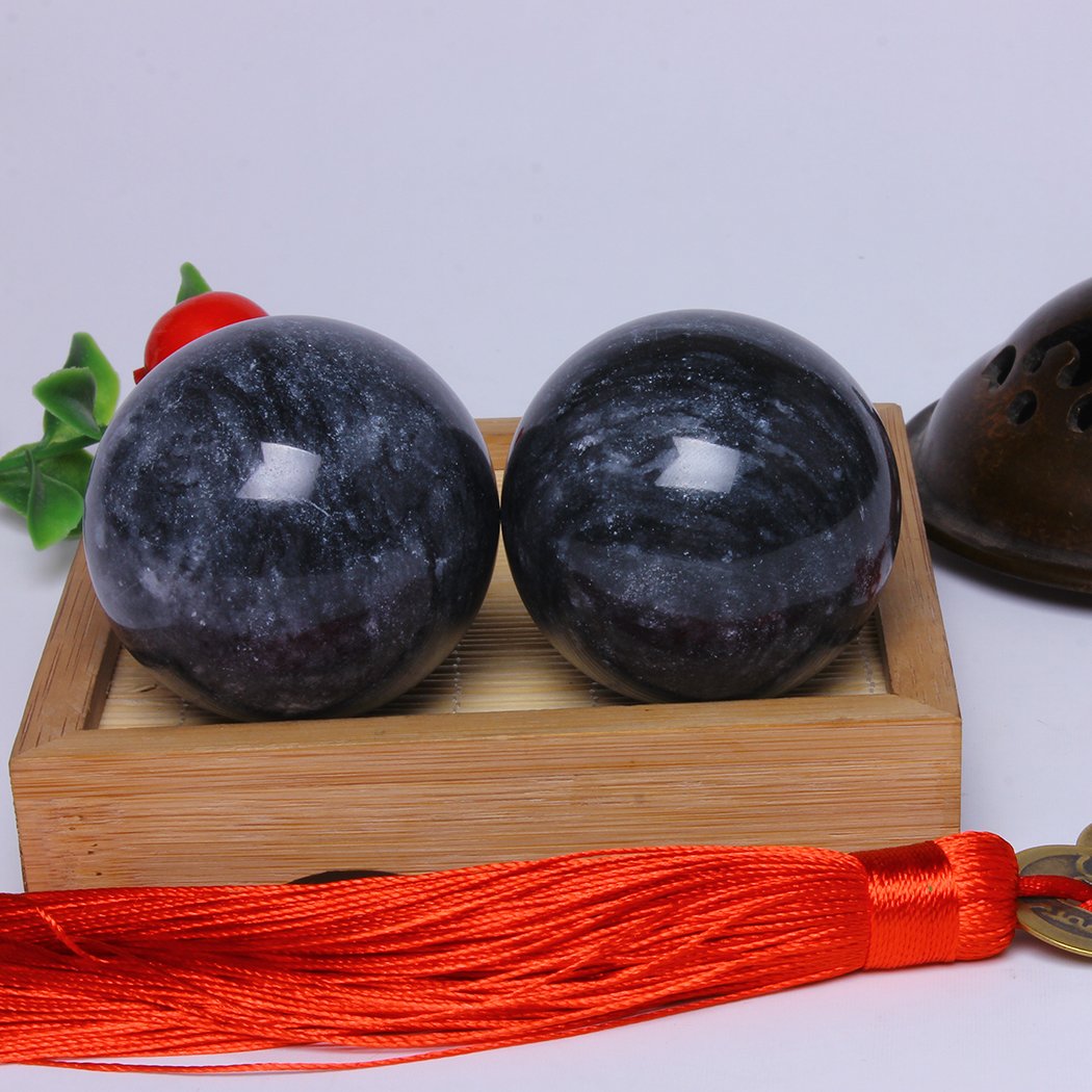 Pelotas de Ejercicio Mármol Salud China Gris Oscuro Caja