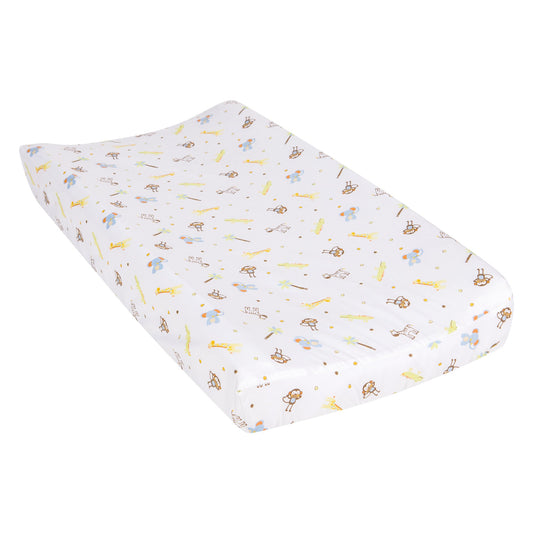 Funda para Cambiador Trend Lab Animales Blanco