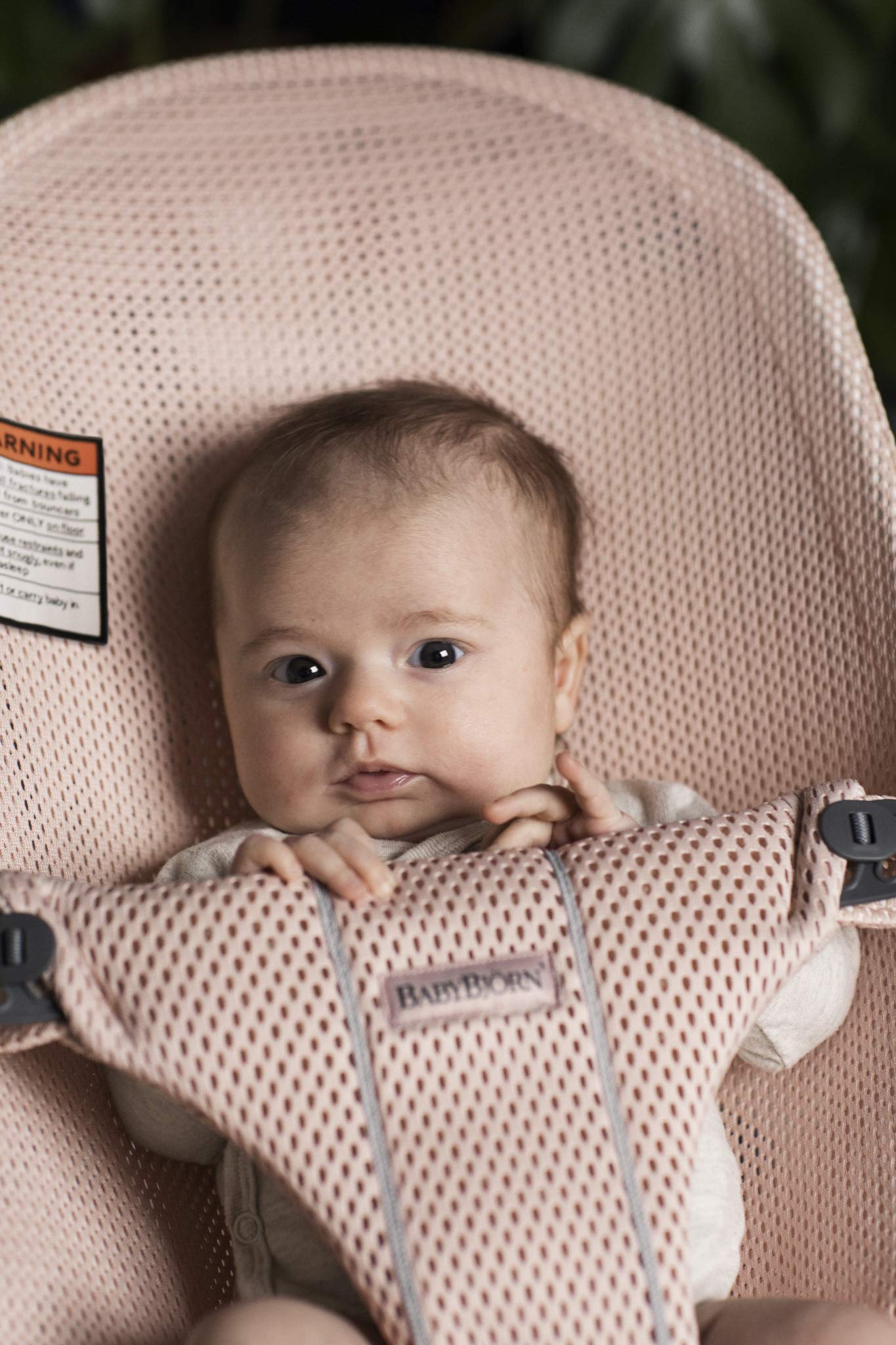 BABYBJORN Bouncer Bliss, Mesh, Pearly Pink